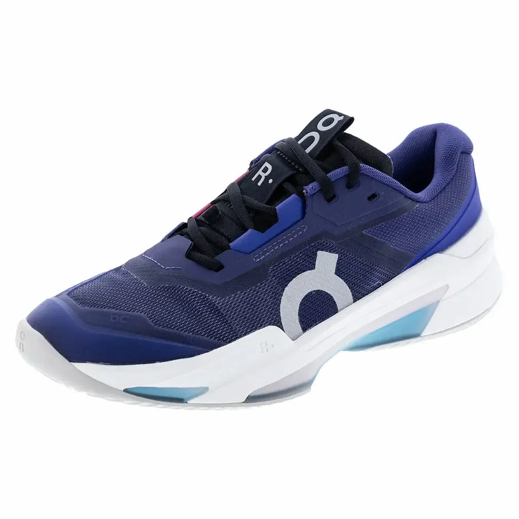 Men's THE ROGER Pro Fire Clay Tennis Shoes Currant and Horizon-Footwear-On-3MF30823607-F25copy-Tennis Express