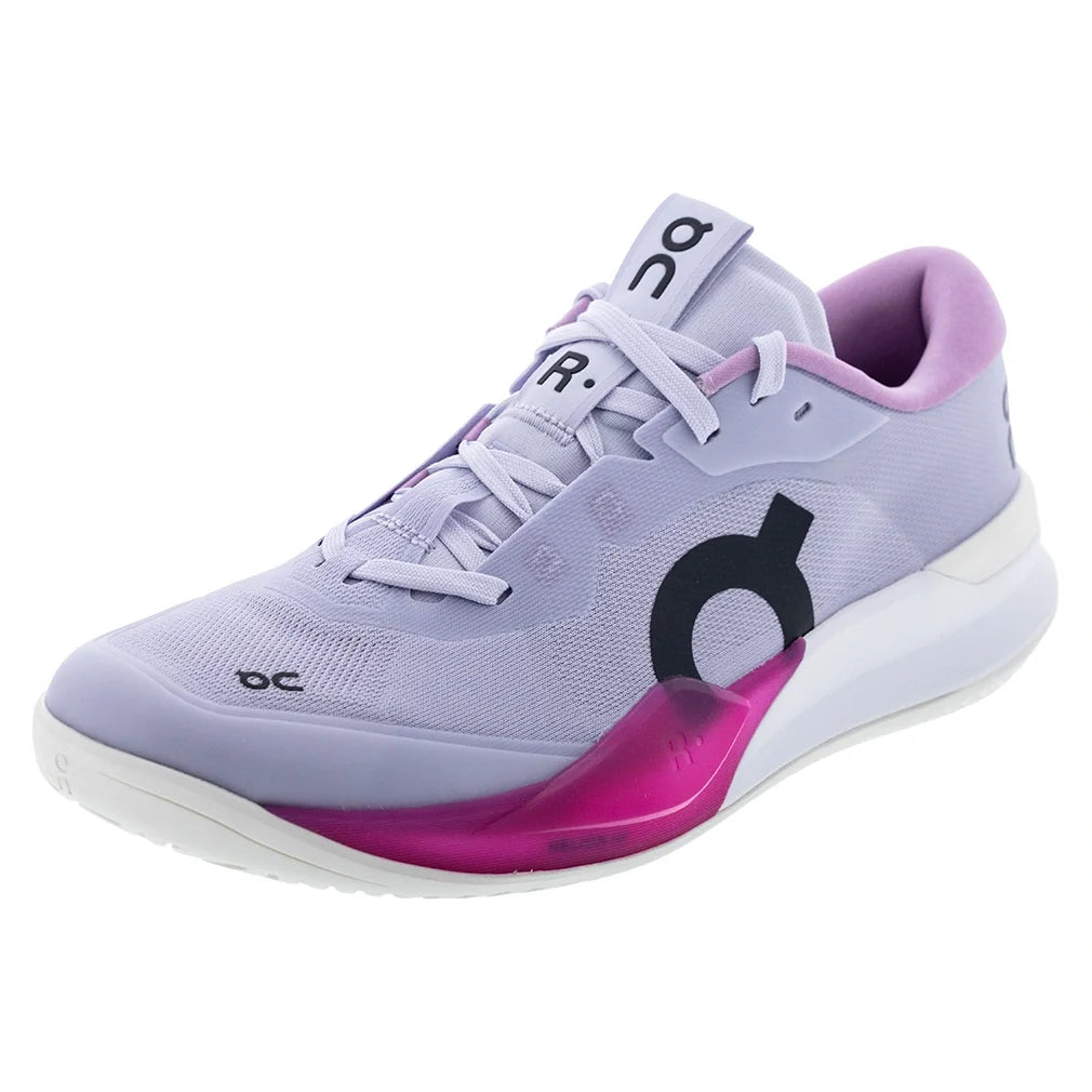 Men's CLAY Court THE ROGER Pro 3 Tennis Shoes Thistle and Pink,Footwear,On,Thistle/Pink,7,Tennis Express,3MG10804757copy