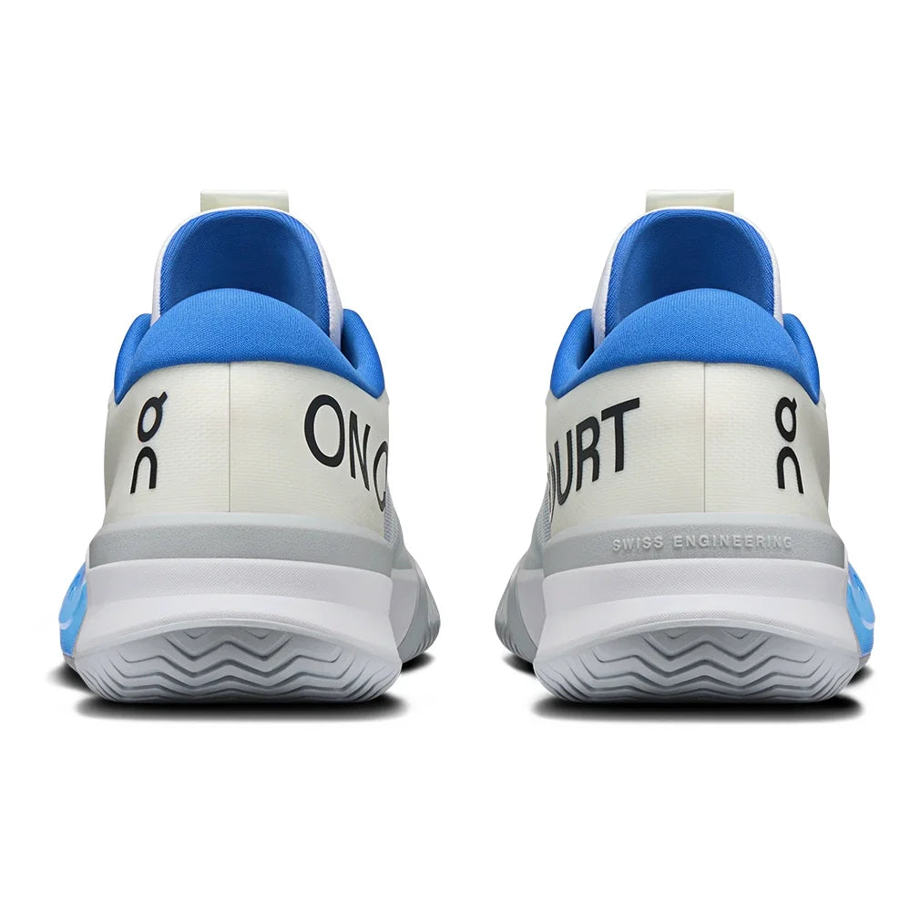 Men's CLAY Court THE ROGER Pro 3 Tennis Shoes Ivory and Jay,Footwear,On,,,Tennis Express,3MG10805203-4