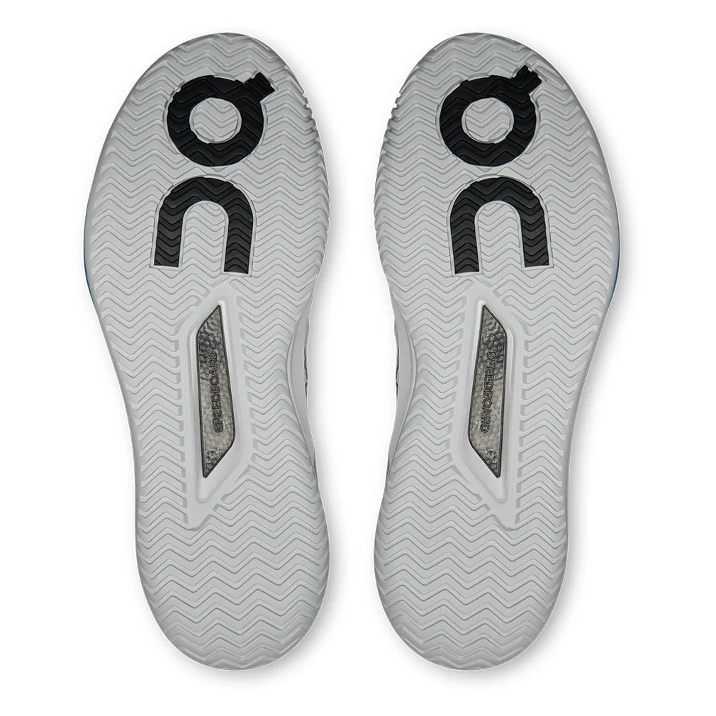 Men's CLAY Court THE ROGER Pro 3 Tennis Shoes Ivory and Jay,Footwear,On,,,Tennis Express,3MG10805203-6