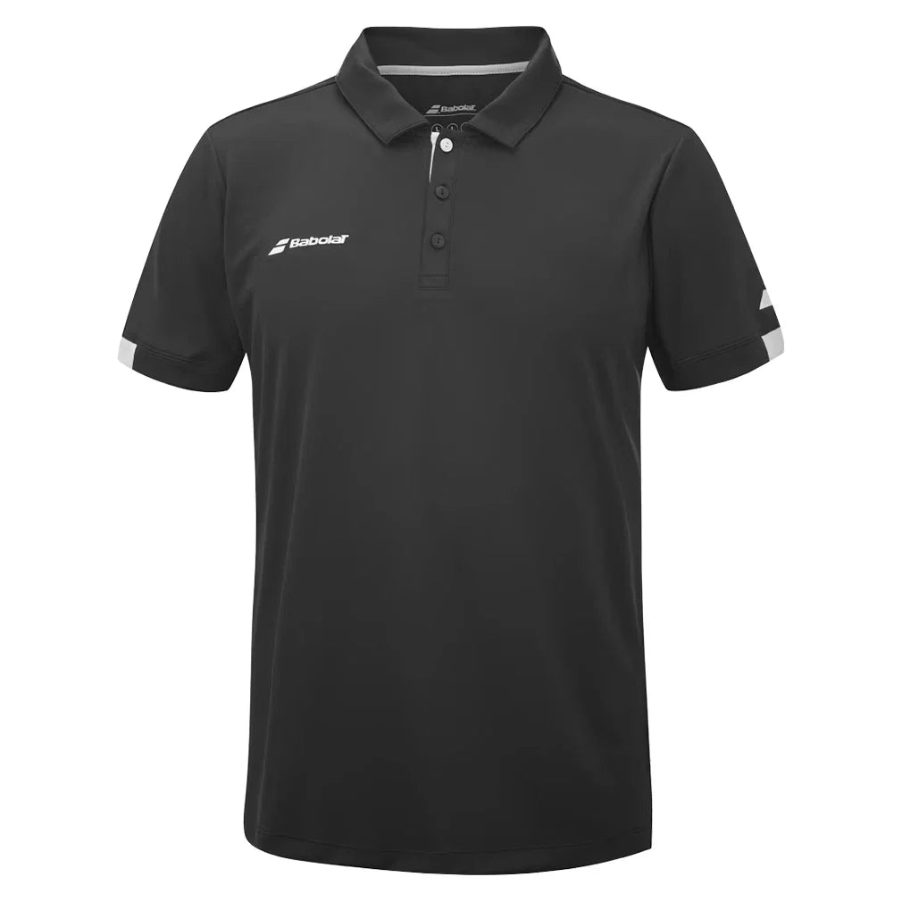 Men's Play Tennis Polo,Apparel,Babolat,Black,S,Tennis Express,3MP2021-B