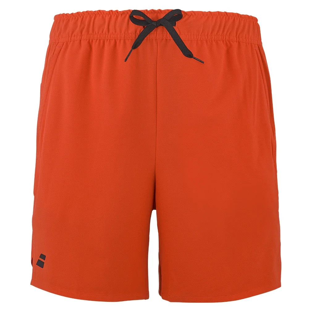 Men's Play 7 Inch Tennis Shorts Cherry Tomato,Apparel,Babolat,Cherry Tomato,S,Tennis Express,3MTG061-5051