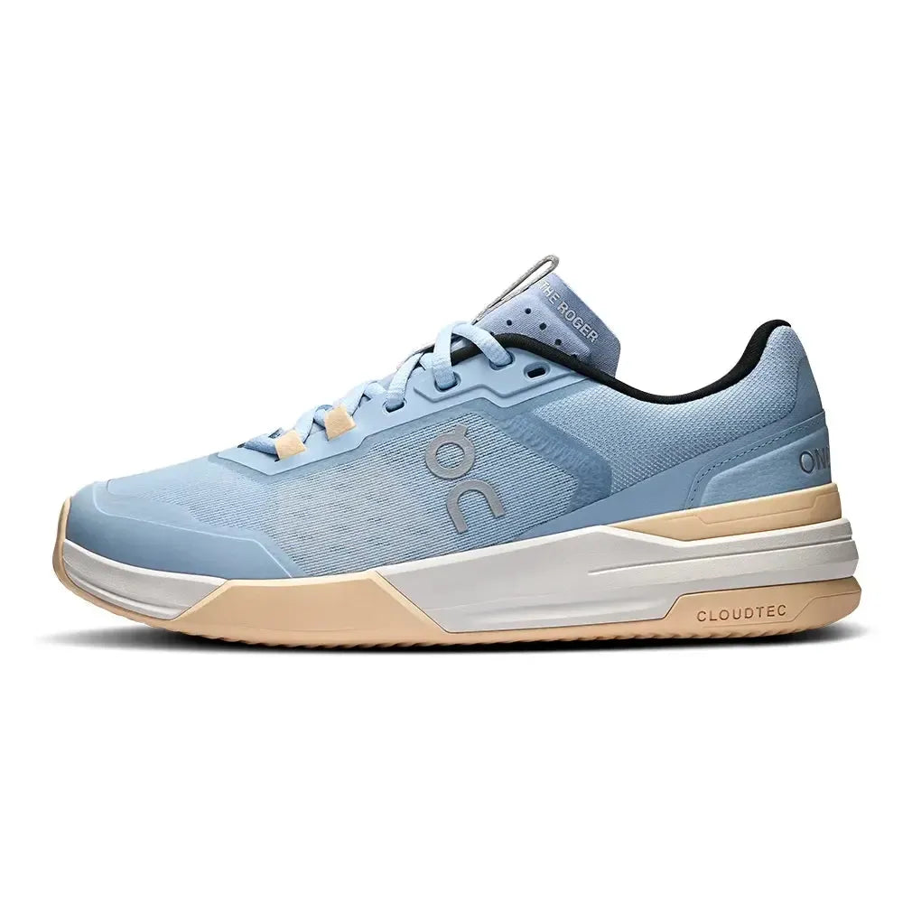Women's THE ROGER Advantage Pro Clay Tennis Shoes Chambray and Blonde-Footwear-On-3WF10712941-U25-1-Tennis Express