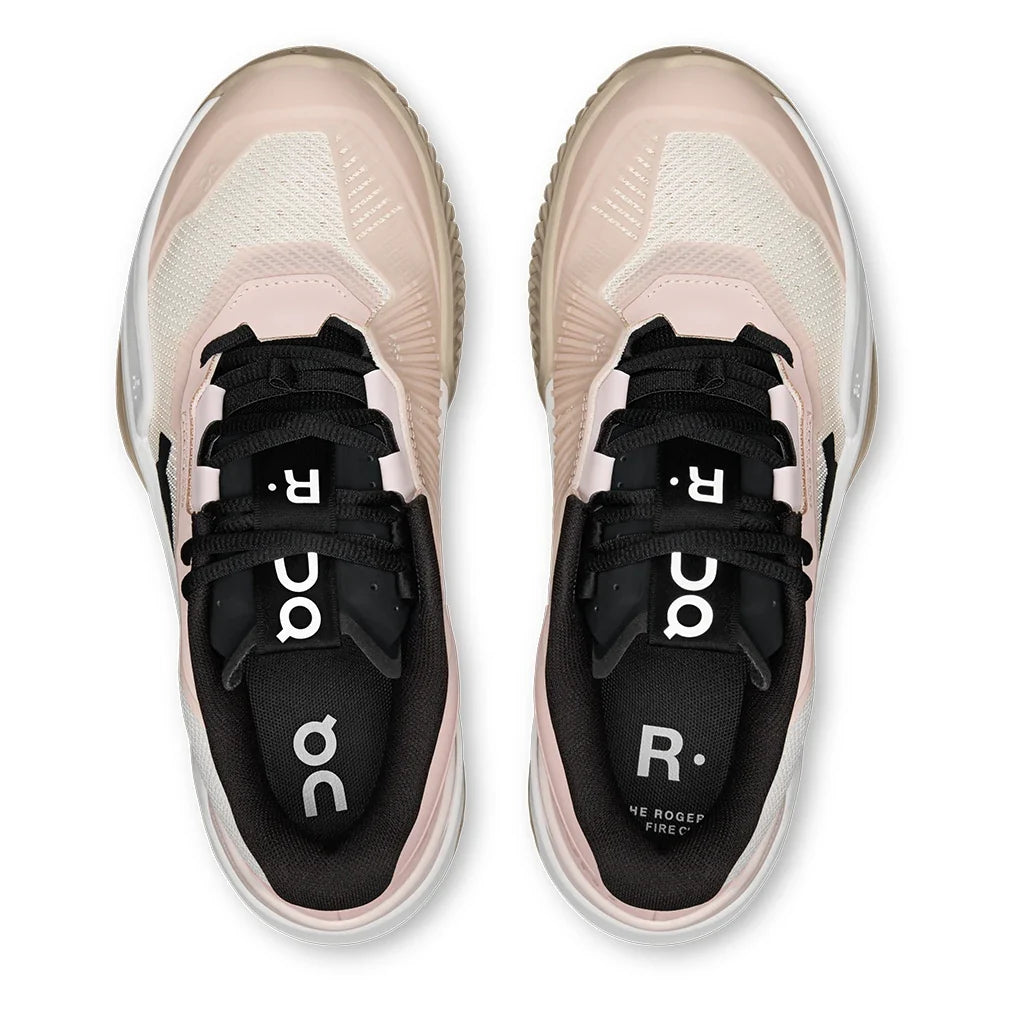 Women's CLAY Court THE ROGER Pro Fire Tennis Shoes Doe and White,Footwear,On,,,Tennis Express,3WF30591088-3