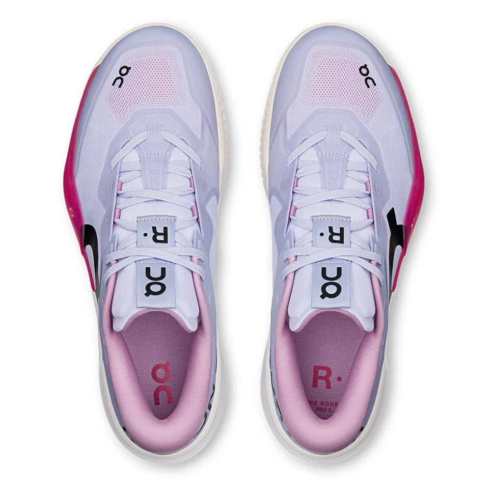 Women's CLAY Court THE ROGER Pro 3 Tennis Shoes Thistle and Pink,Footwear,On,,,Tennis Express,3WG10734757-4