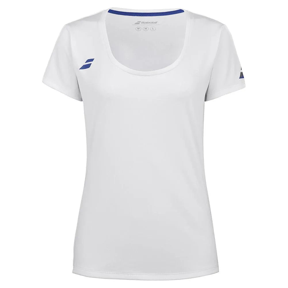 Women's Play Cap Sleeve Tennis Top-Apparel-Babolat-3WP2011-1000-1-Face-Tennis Express