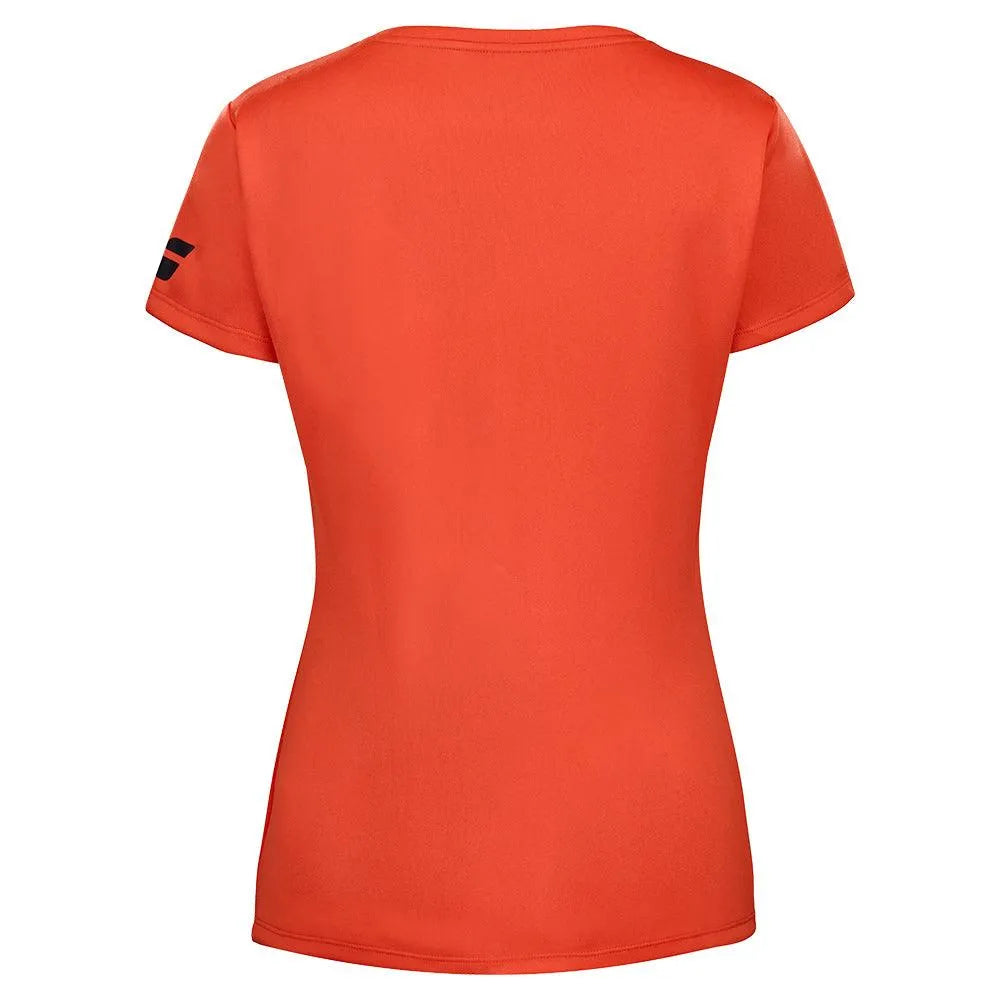 Women's Play Cap Sleeve Tennis Top-Apparel-Babolat-3WP2011-5061-3-Back-Tennis Express