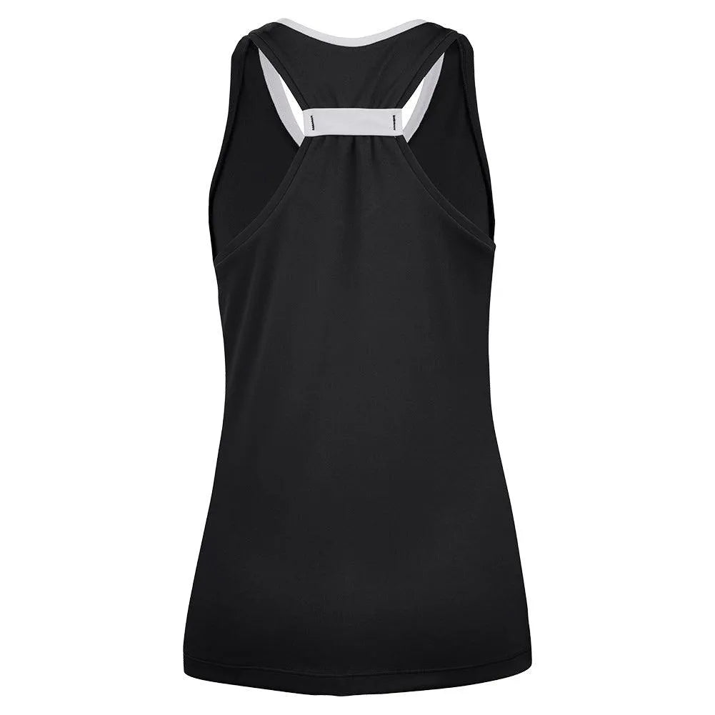 Women's Play Tennis Tank-Apparel-Babolat-3WP2071-Black-Tennis Express