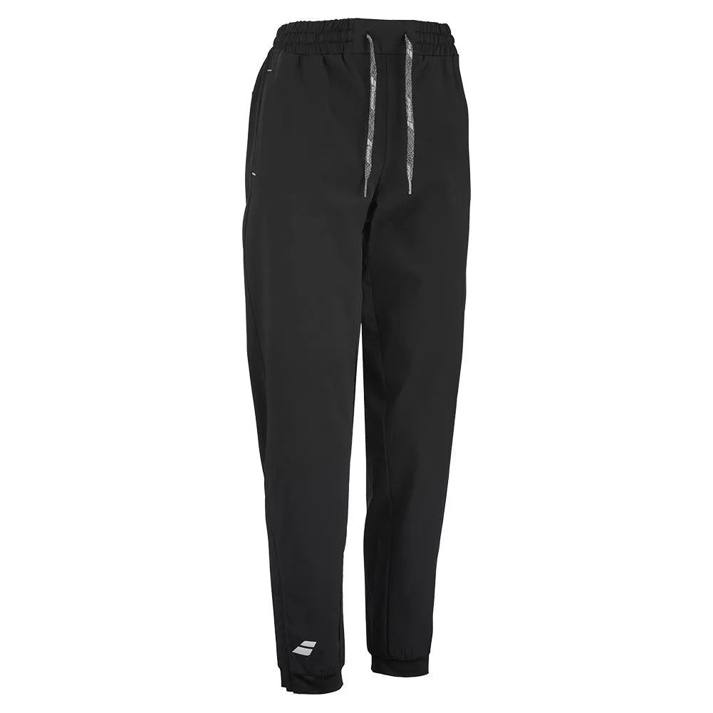 Women's Play Tennis Pant Black-Apparel-Babolat-3WP2131-1-Tennis Express
