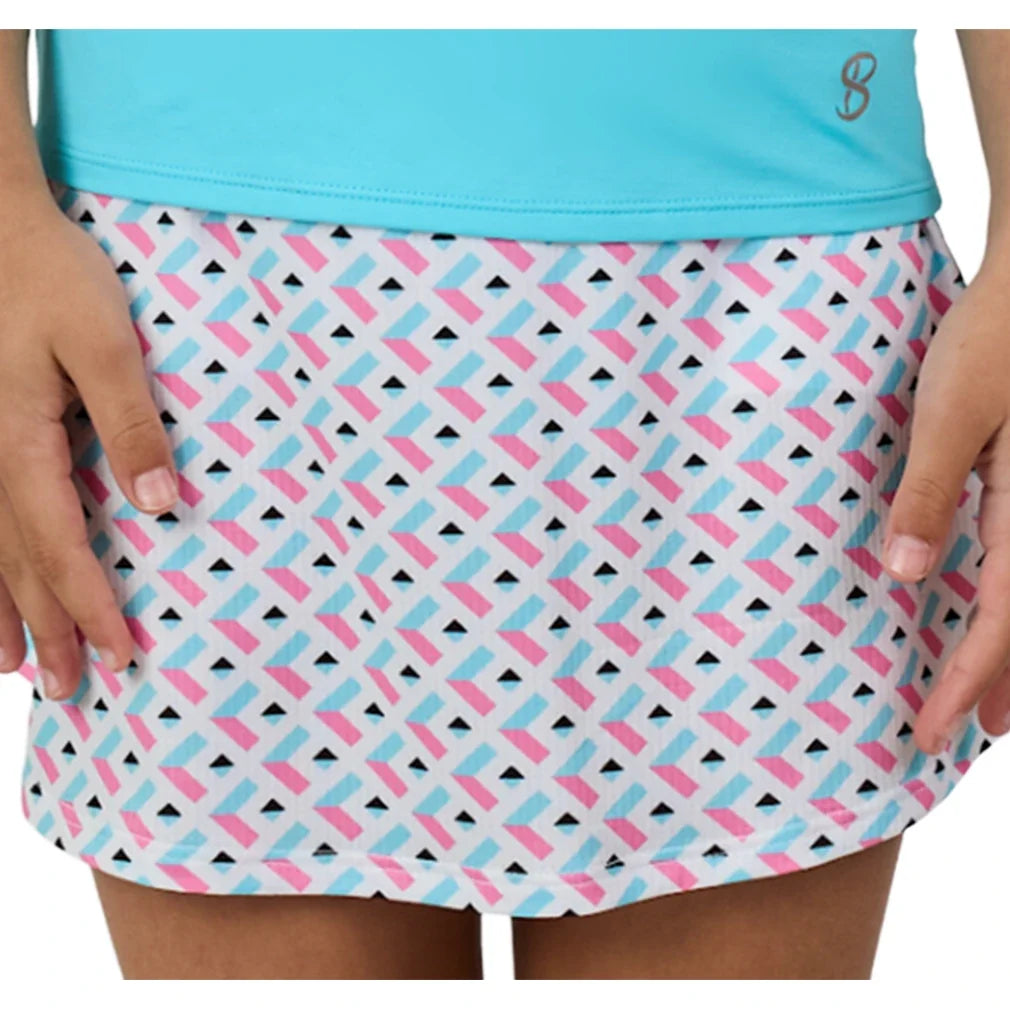 Girls' UV Tennis Skort Nantucket Mini,Apparel,Sofibella,Nantucket Mini,XS,Tennis Express,4010-NTM