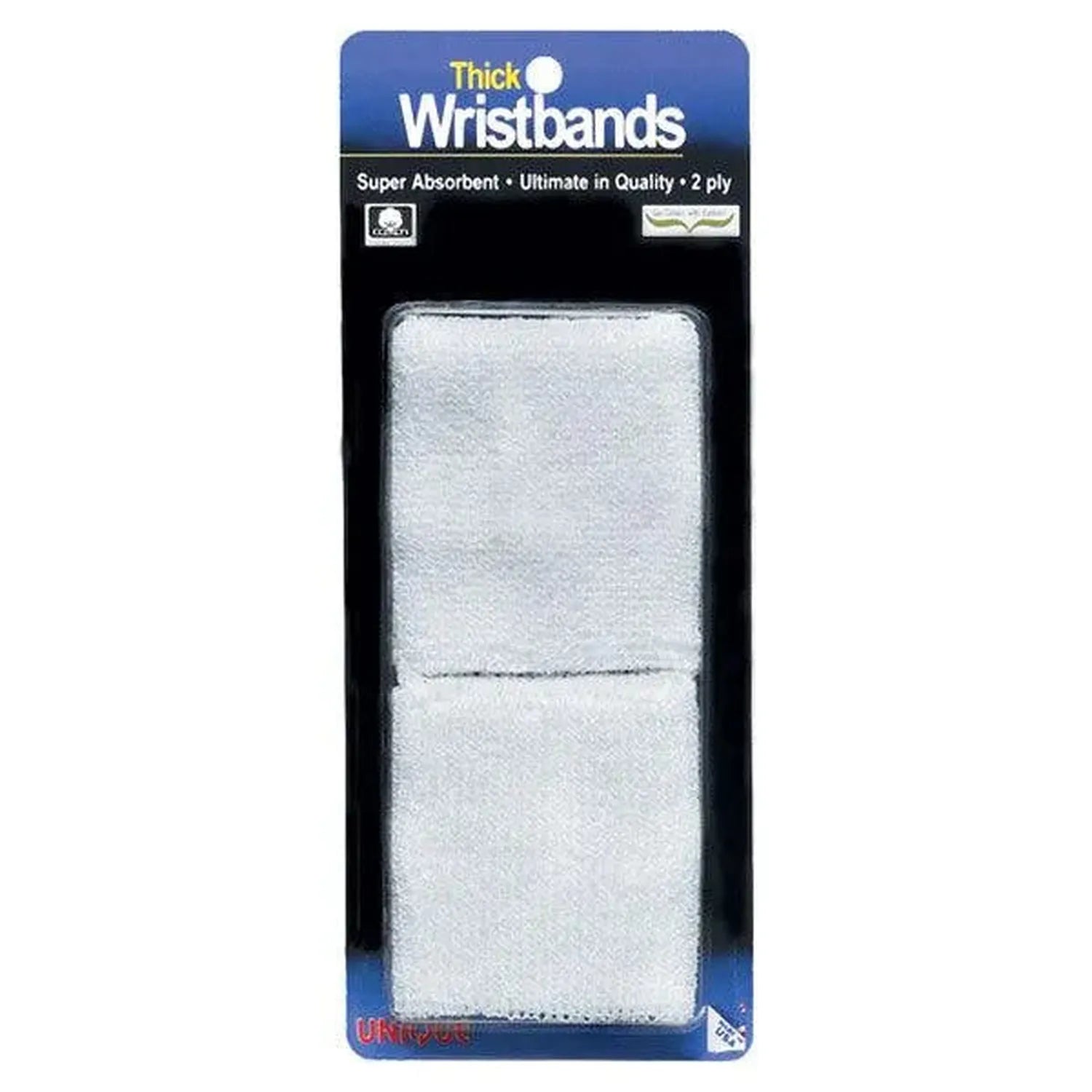 Thick Wristband White-Accessories-Tourna-430-DEFAULT-L-Tennis Express