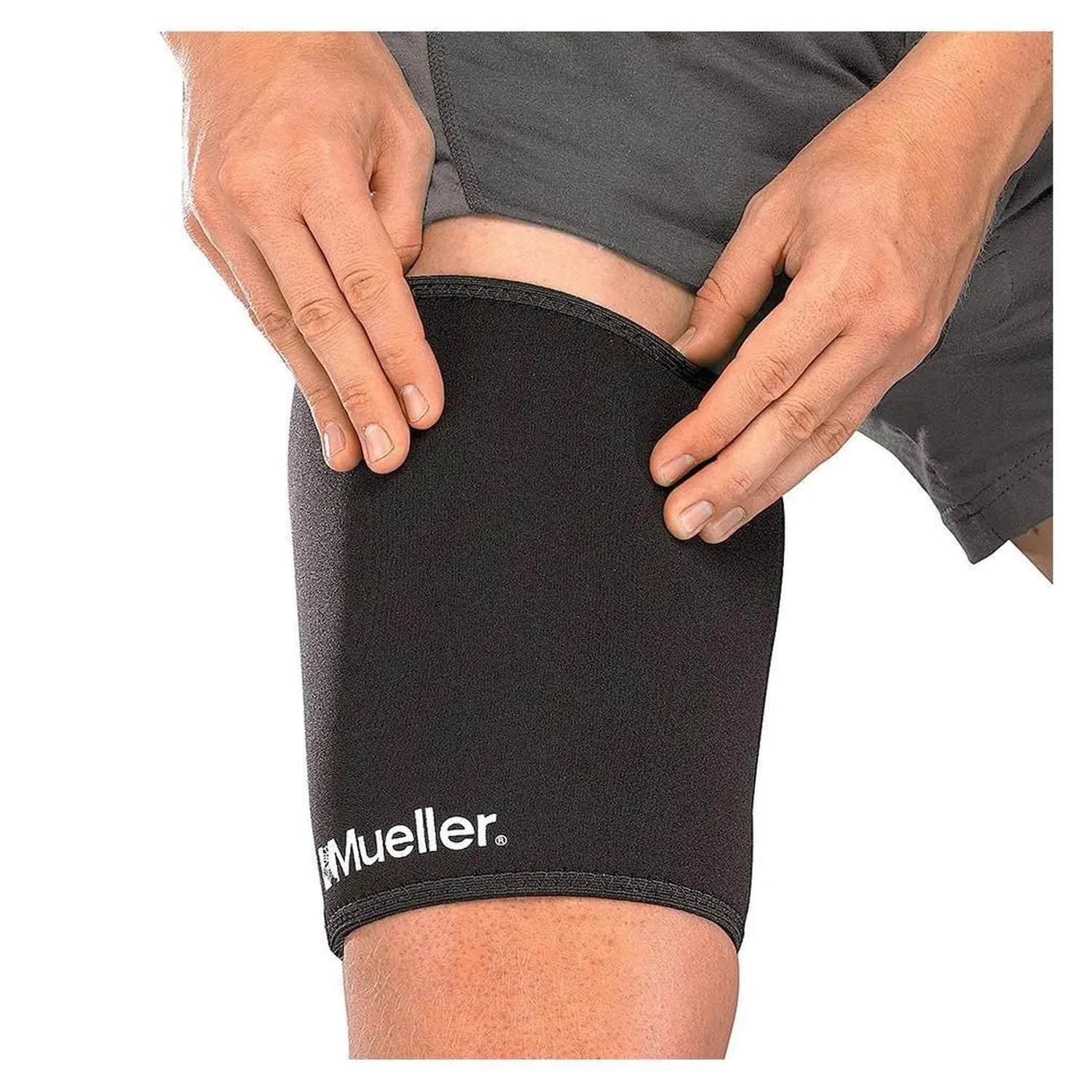 Mueller Thigh Sleeve Neoprene-Sports Medicine-Mueller-444-1-Tennis Express
