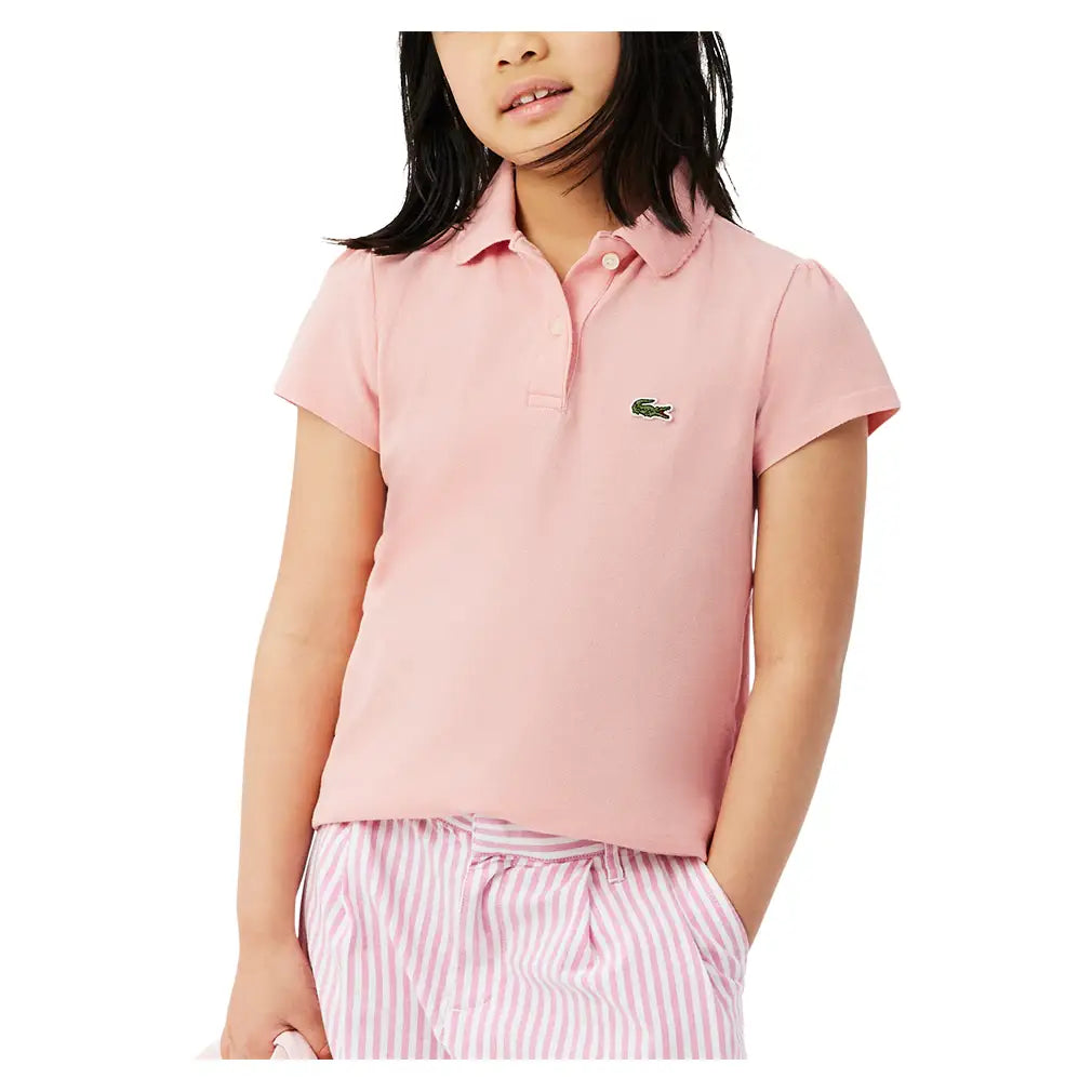 Girls' Petite Tennis Polo-Apparel-Lacoste-447026-AL5-3-Tennis Express