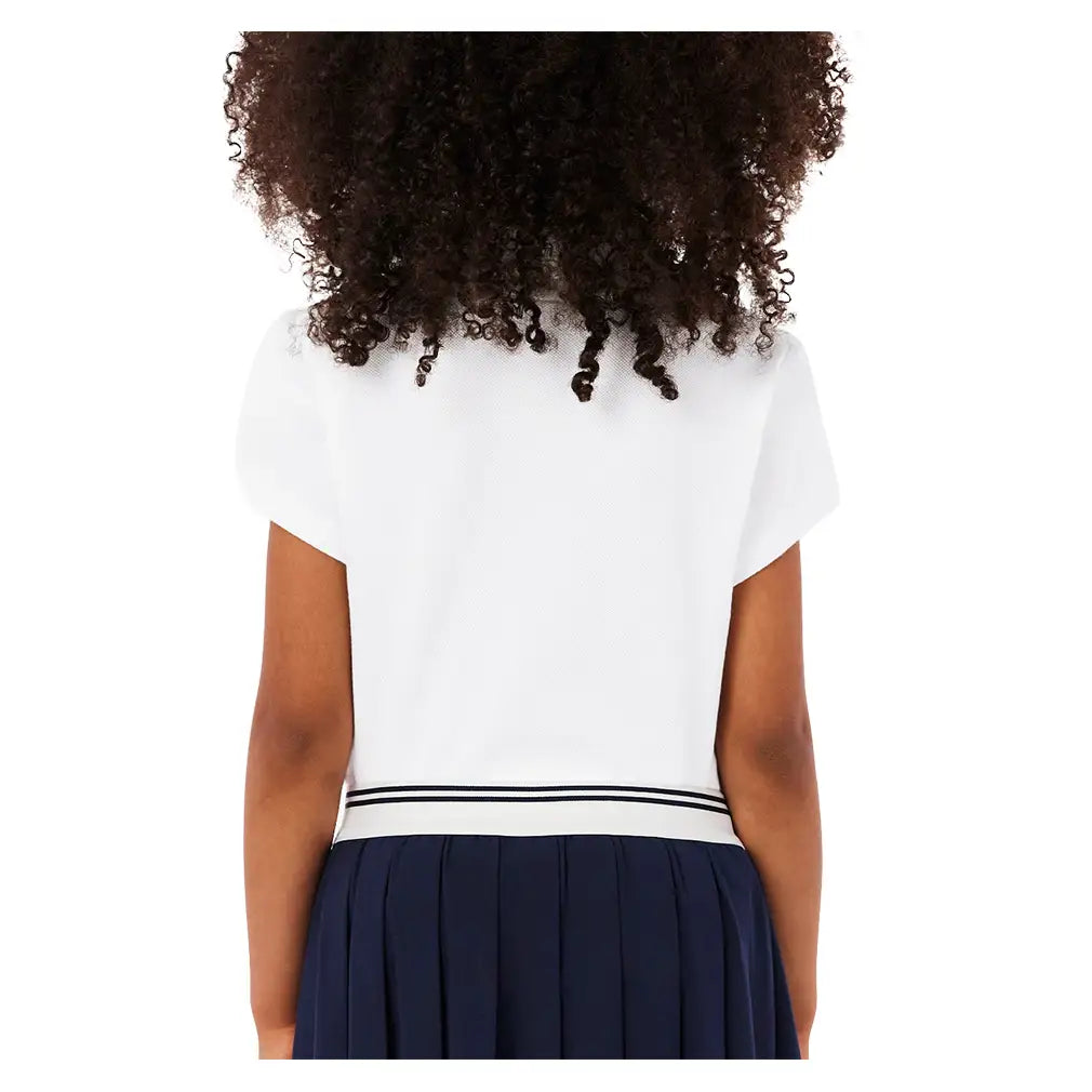Girls' Petite Tennis Polo-Apparel-Lacoste-447026-W8L-4-Tennis Express