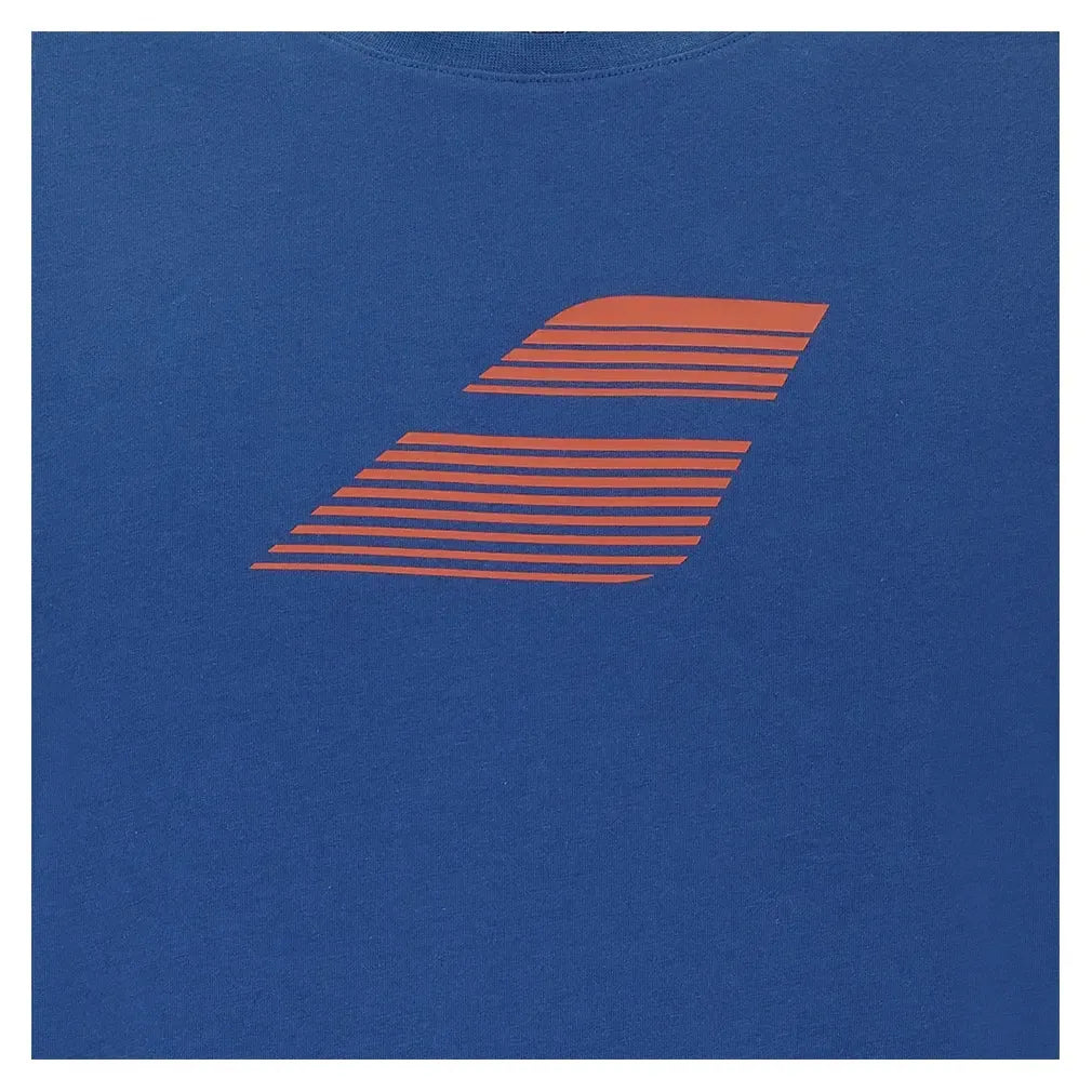 Men's Exercise Big Flag Tennis Tee-Apparel-Babolat-4MS25442-U25-4060-6-Tennis Express