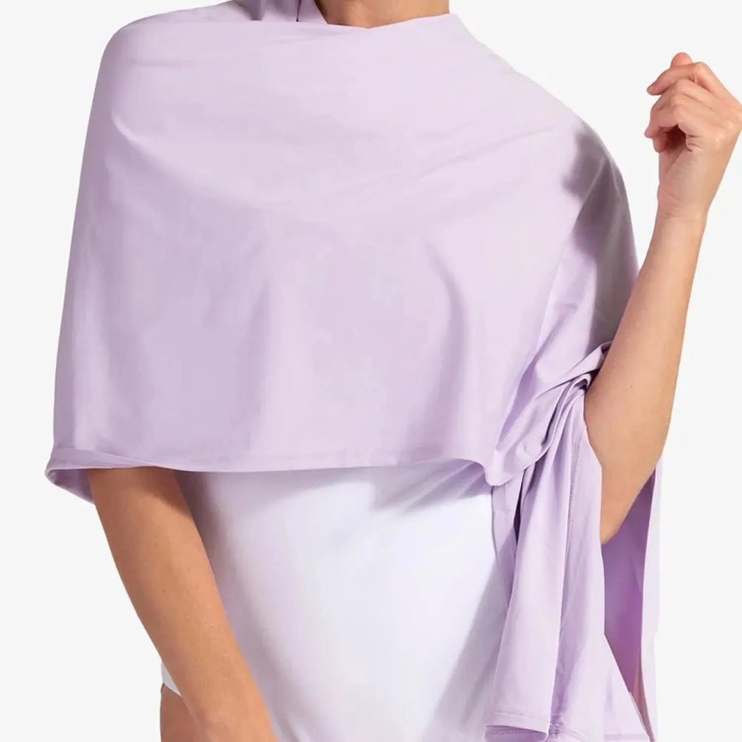 Unisex Sun Protective Blanket Wrap Lavender-Apparel-BloqUV-5000-LVDU21-Tennis Express