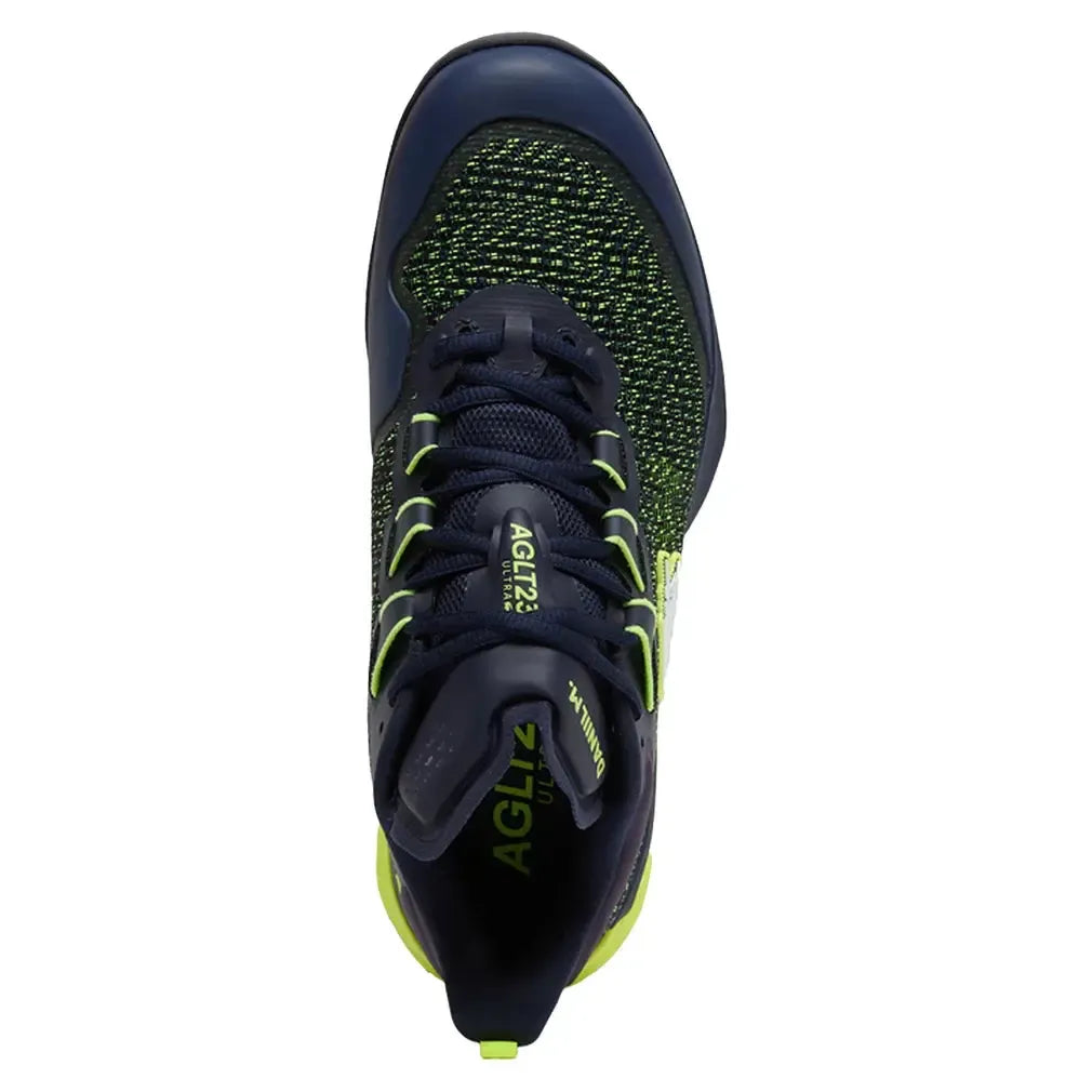 Men's Daniil Medvedev AG-LT23 Ultra Clay Tennis Shoes Navy and Yellow-Footwear-Lacoste-50SMA0218-2M3F25-3-Tennis Express