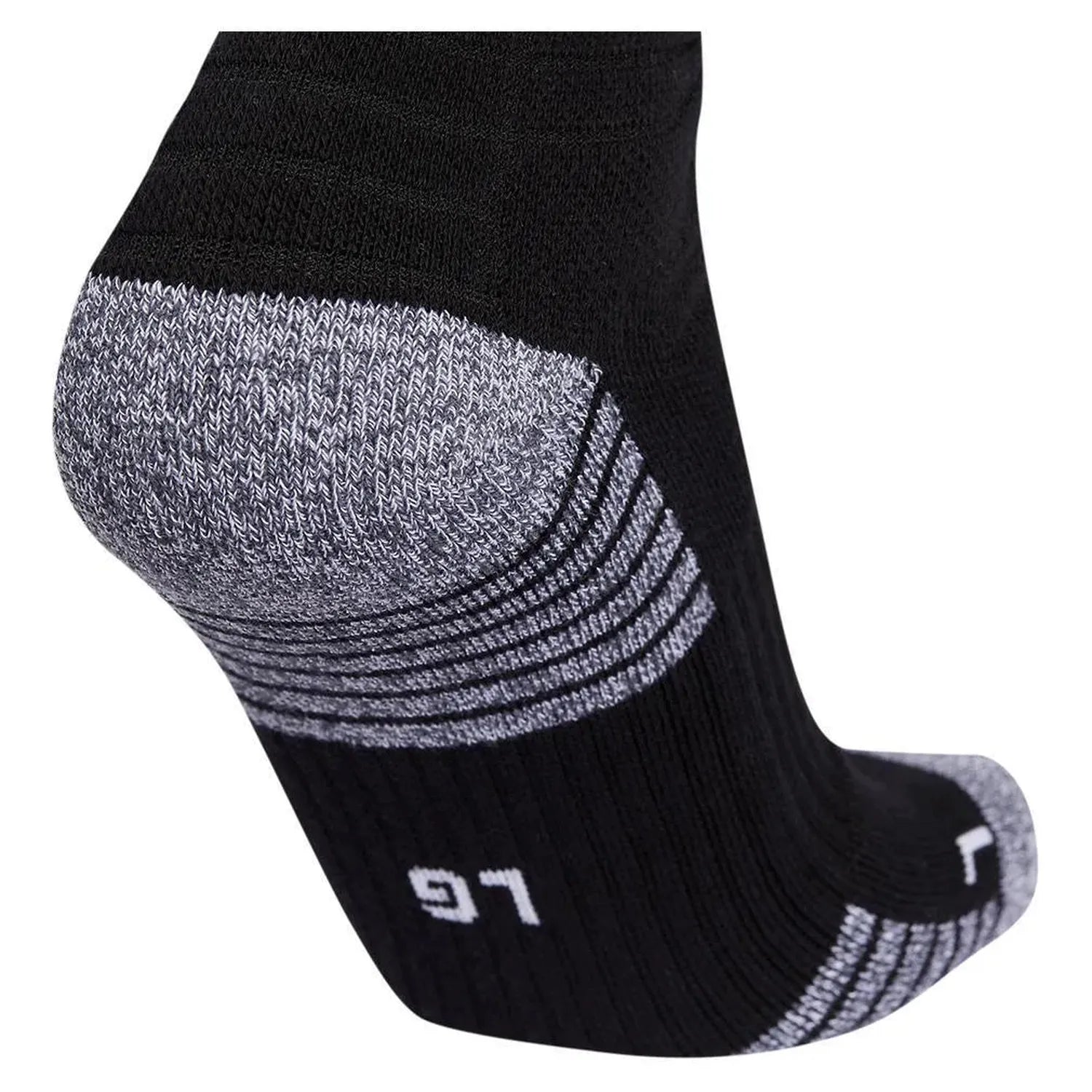 5-Star Team 2.0 Crew Socks Black and White-Socks-Adidas-5156904-2-Tennis Express