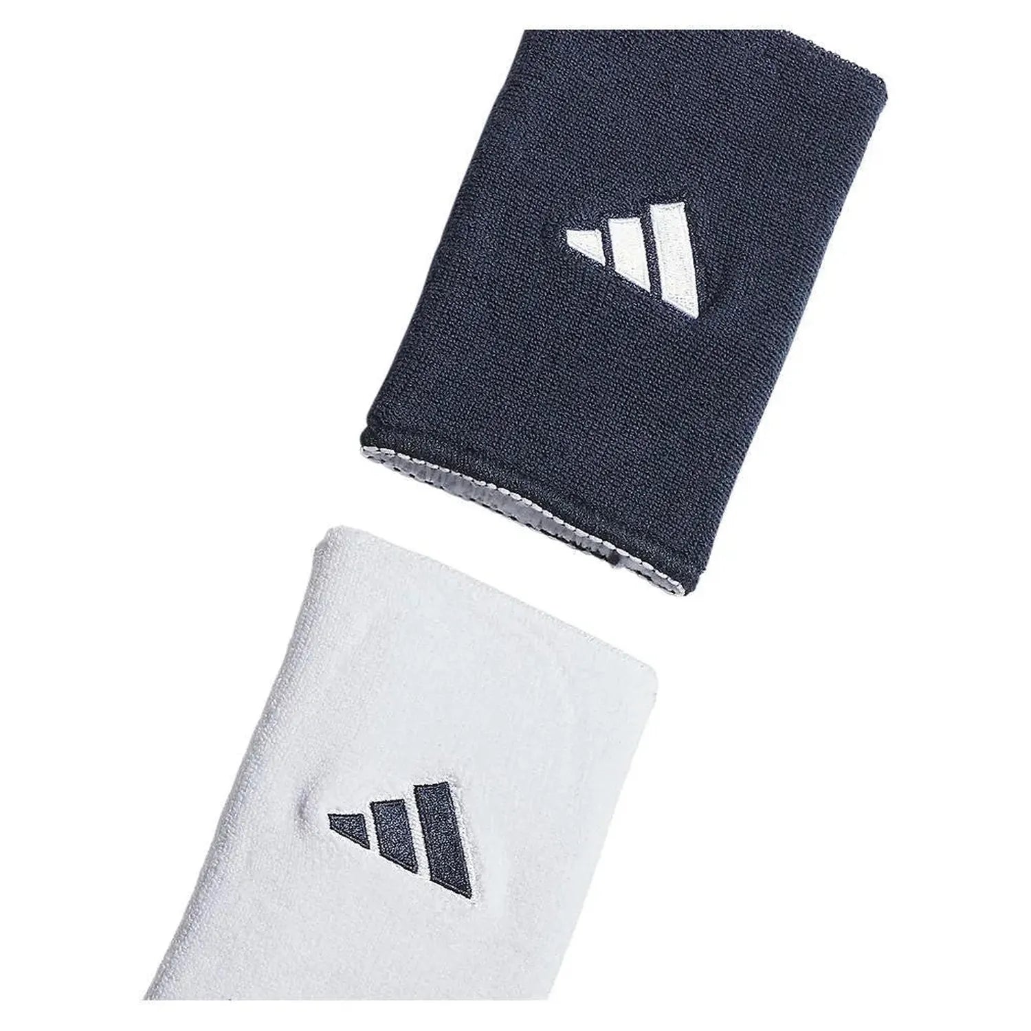 Interval Large Reversible 2.0 Wristband Collegiate Navy and White-Accessories-Adidas-5157213-2-Tennis Express