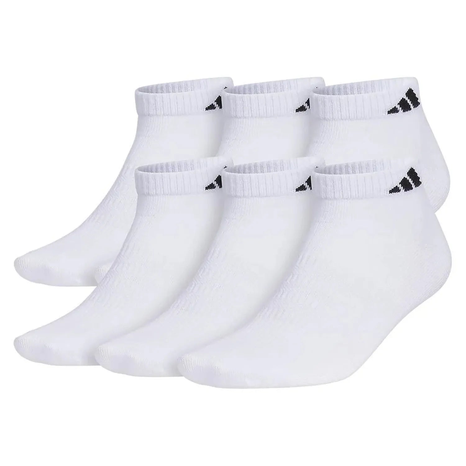 Men's Superlite 3.0 6 Pack Low Cut Tennis Socks White and Black-Socks-Adidas-5157882-S24-1-Tennis Express