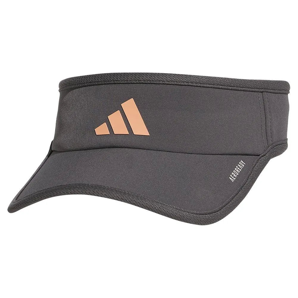 Women's Superlite 3 Visor Grey Six and Rose Gold-Apparel-Adidas-5158693-S25-Tennis Express