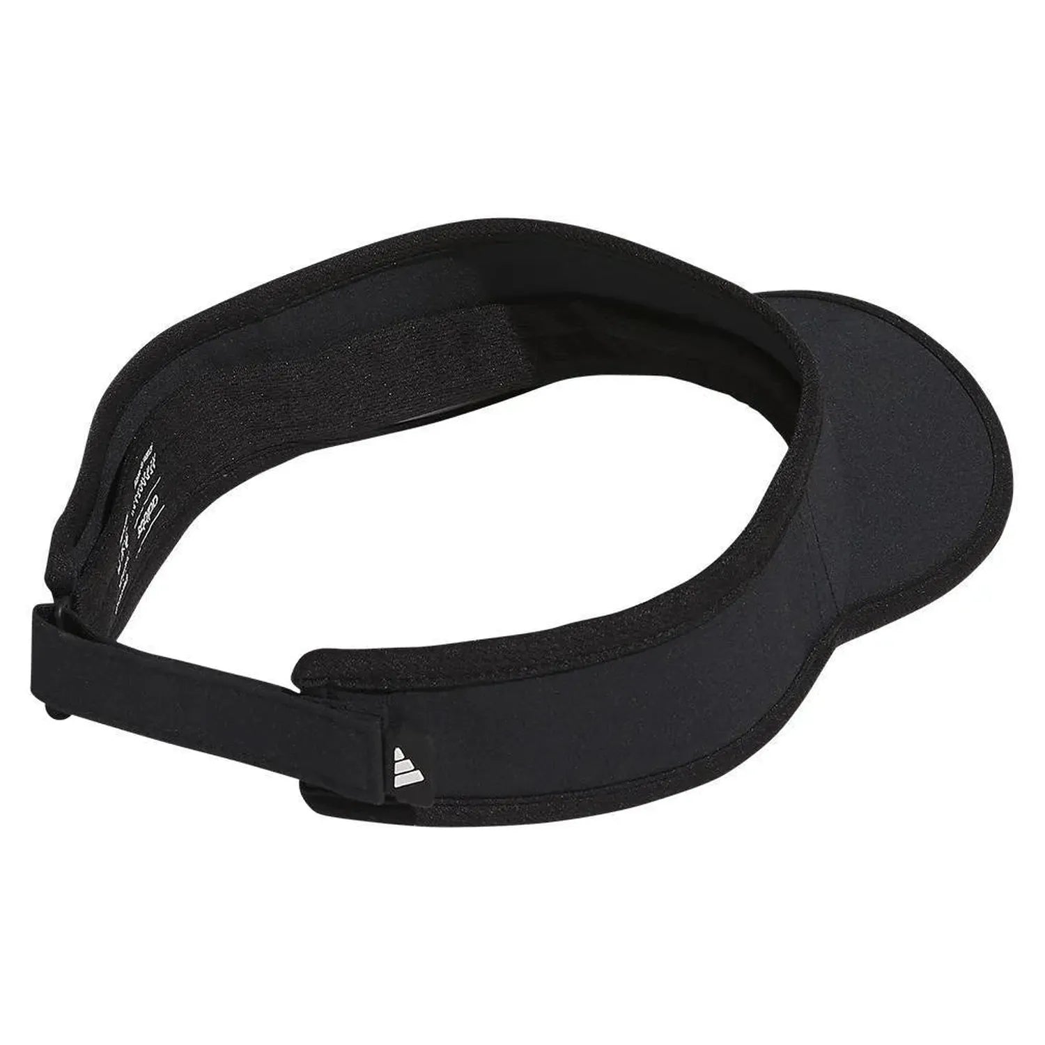 Men’s Superlite 3 Visor Black and White-Apparel-Adidas-5158694-2-Tennis Express