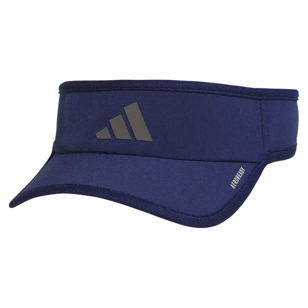 Men's Superlite 3 Visor Dark Blue and Grey Four-Apparel-Adidas-5159238_94a84bf4-9adb-4660-9aa0-8b7923eb92d6-Tennis Express