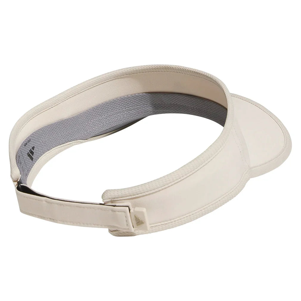 Women's Superlite 3 Tennis Visor Crystal Linen Beige and Trace Khaki-Apparel-Adidas-5161627-2-Tennis Express