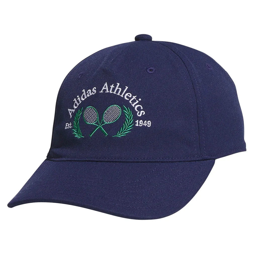 Women's Courtside Strapback,Apparel,Adidas,Dark Blue/Court Green,One Size,Tennis Express,5162618