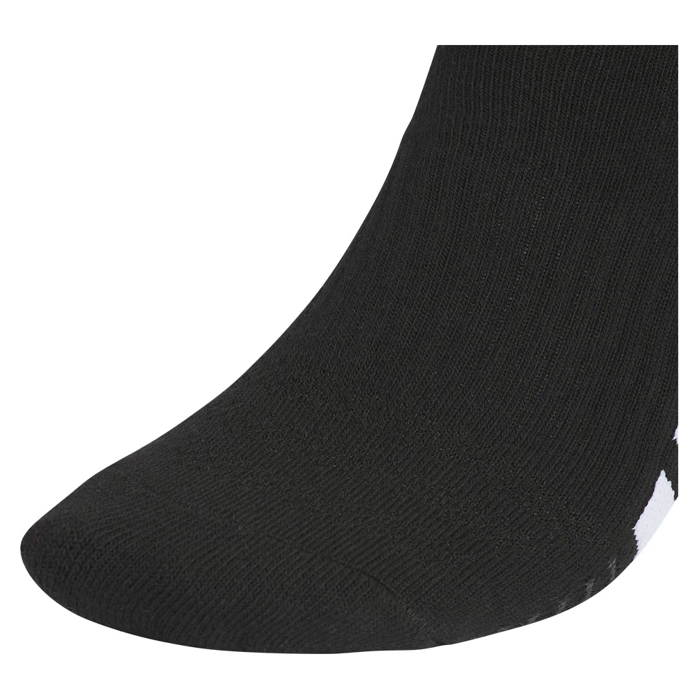 Men's Cushioned 4.0 Low Cut Socks 3 Pack Black and White,Socks,Adidas,,,Tennis Express,5163010_03