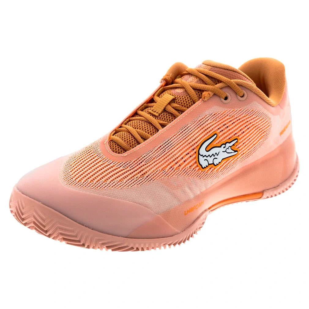 Men's CLAY Court AG-LT Pro Tennis Shoes Pink and Orange,Footwear,Lacoste,Pink/Orange,7,Tennis Express,51SMA0007-PL2copy
