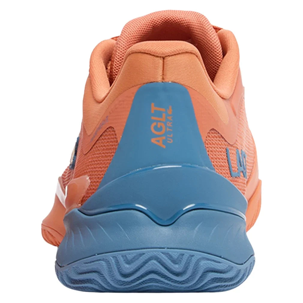Men's CLAY Court AG-LT Ultra Tennis Shoes Orange and Blue,Footwear,Lacoste,,,Tennis Express,51SMA0013-ARE-3