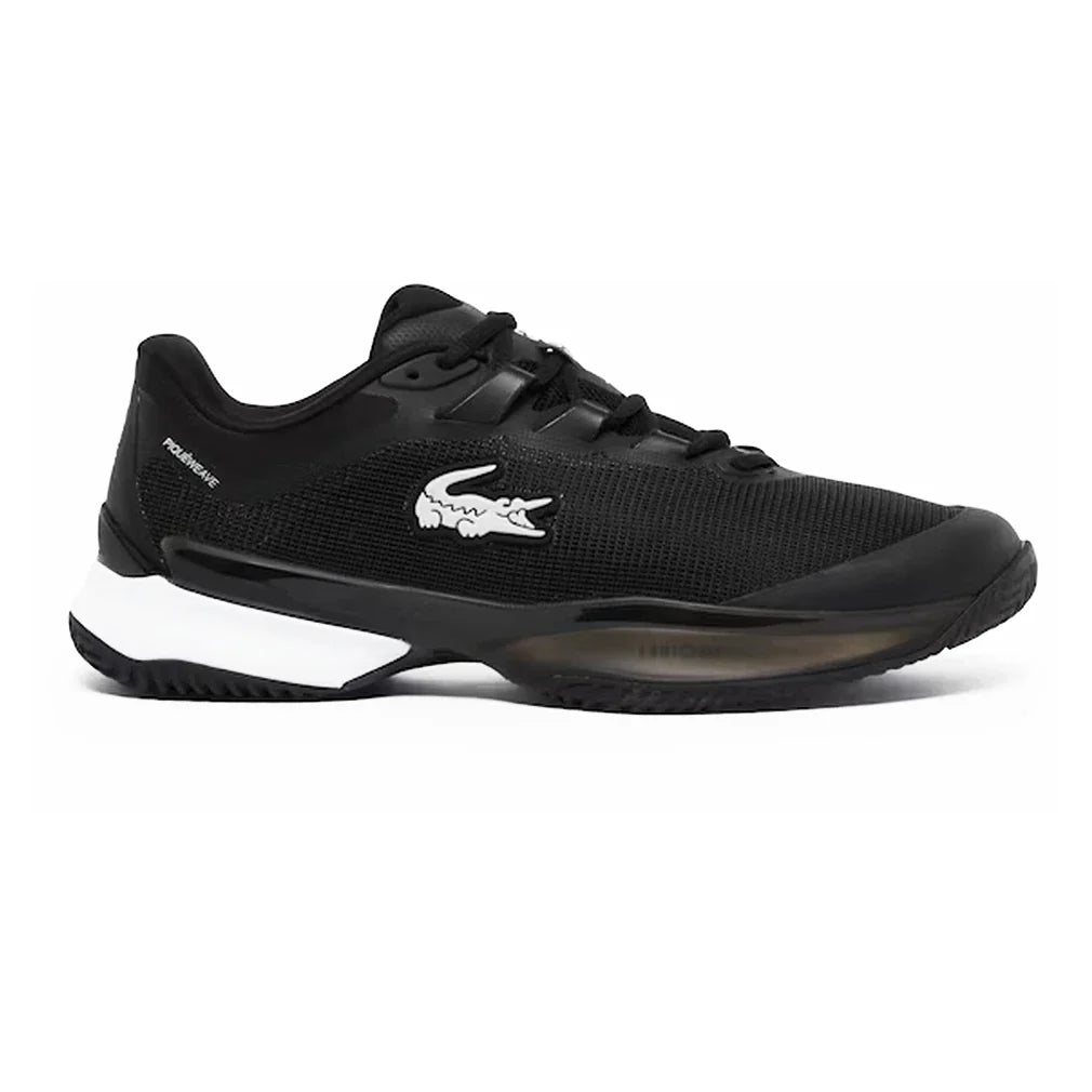 Men's AG-LT Ultra Clay Tennis Shoes Black and White-Footwear-Lacoste-51SMA0014-312-1-Tennis Express