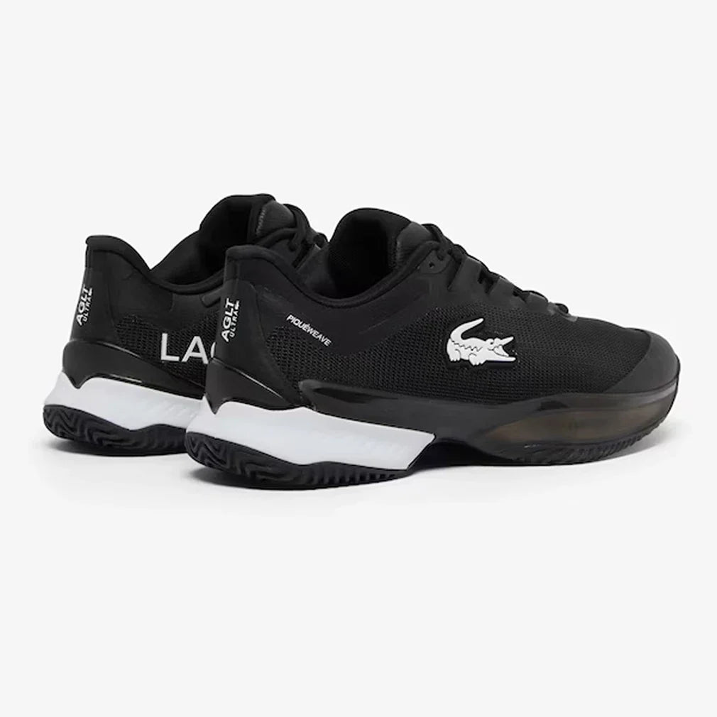 Men's AG-LT Ultra Clay Tennis Shoes Black and White-Footwear-Lacoste-51SMA0014-312-2-Tennis Express