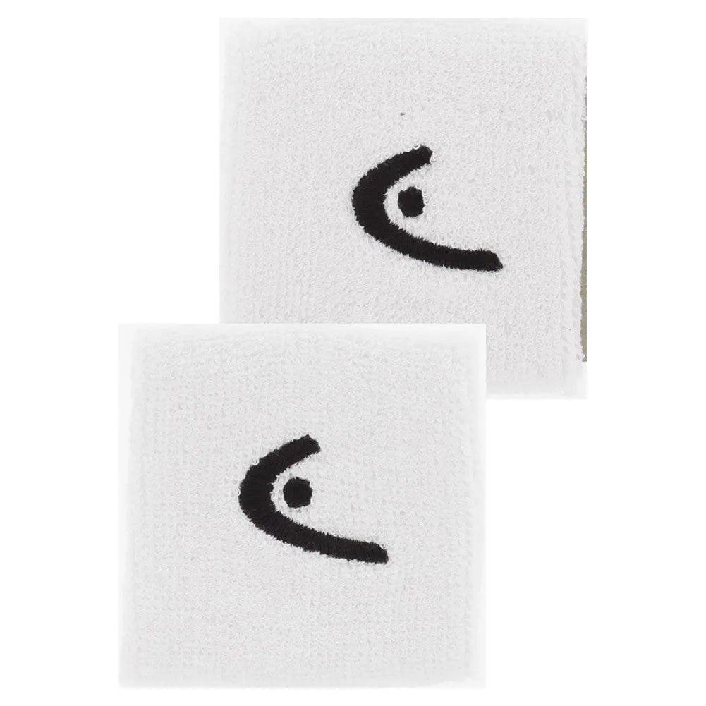 2.5 Inch Tennis Wristband 2 Pack White-Accessories-Head-52388-DEFAULT-L-Tennis Express