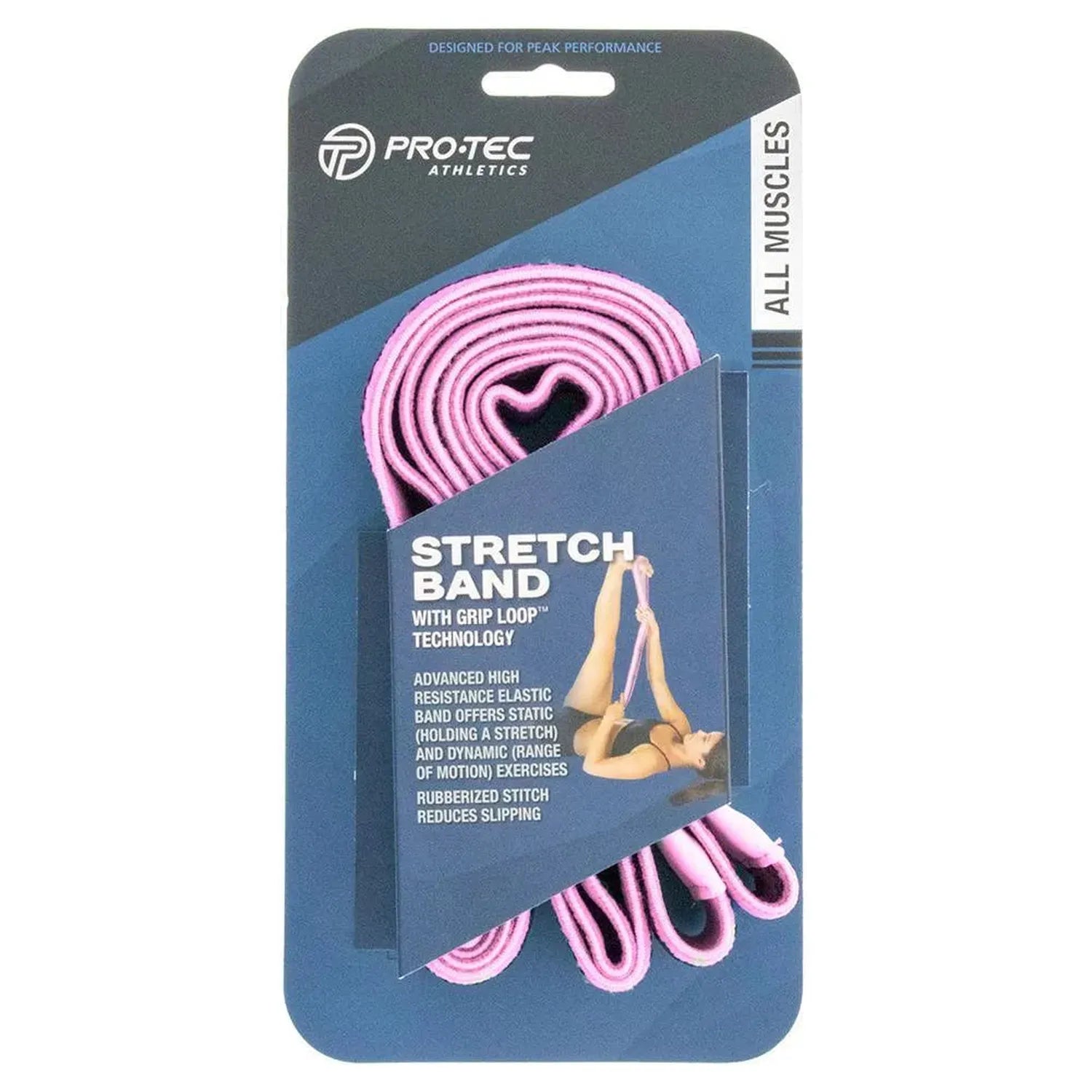 Stretch Band-Training Equipment-Pro-Tec-52923-PINK-L-Tennis Express