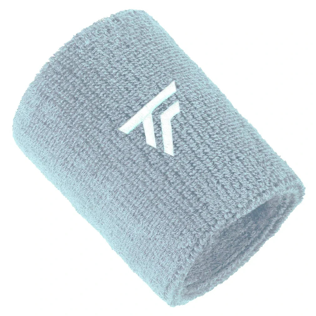 Wristbands XL 1 Pack,Accessories,Tecnifibre,Glacier,One Size,Tennis Express,54WRXL60-G