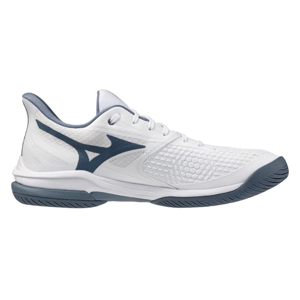Men's Wave Exceed Tour 7 Clay Tennis Shoes White and China Blue-Footwear-Mizuno-, [current_file_name-Tennis Express