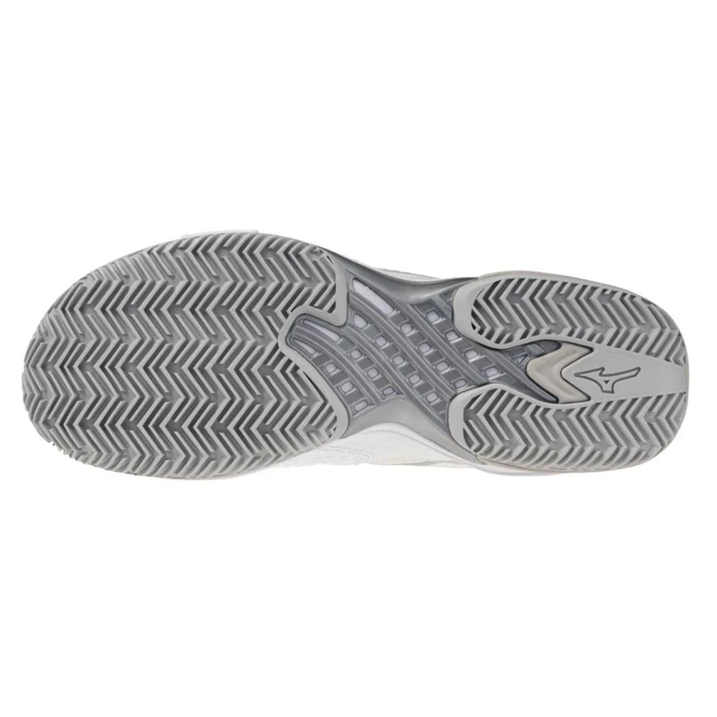 Women's Wave Exceed Tour 7 Clay Court Tennis Shoes White and Harbor Mist-Footwear-Mizuno-, [current_file_name-Tennis Express