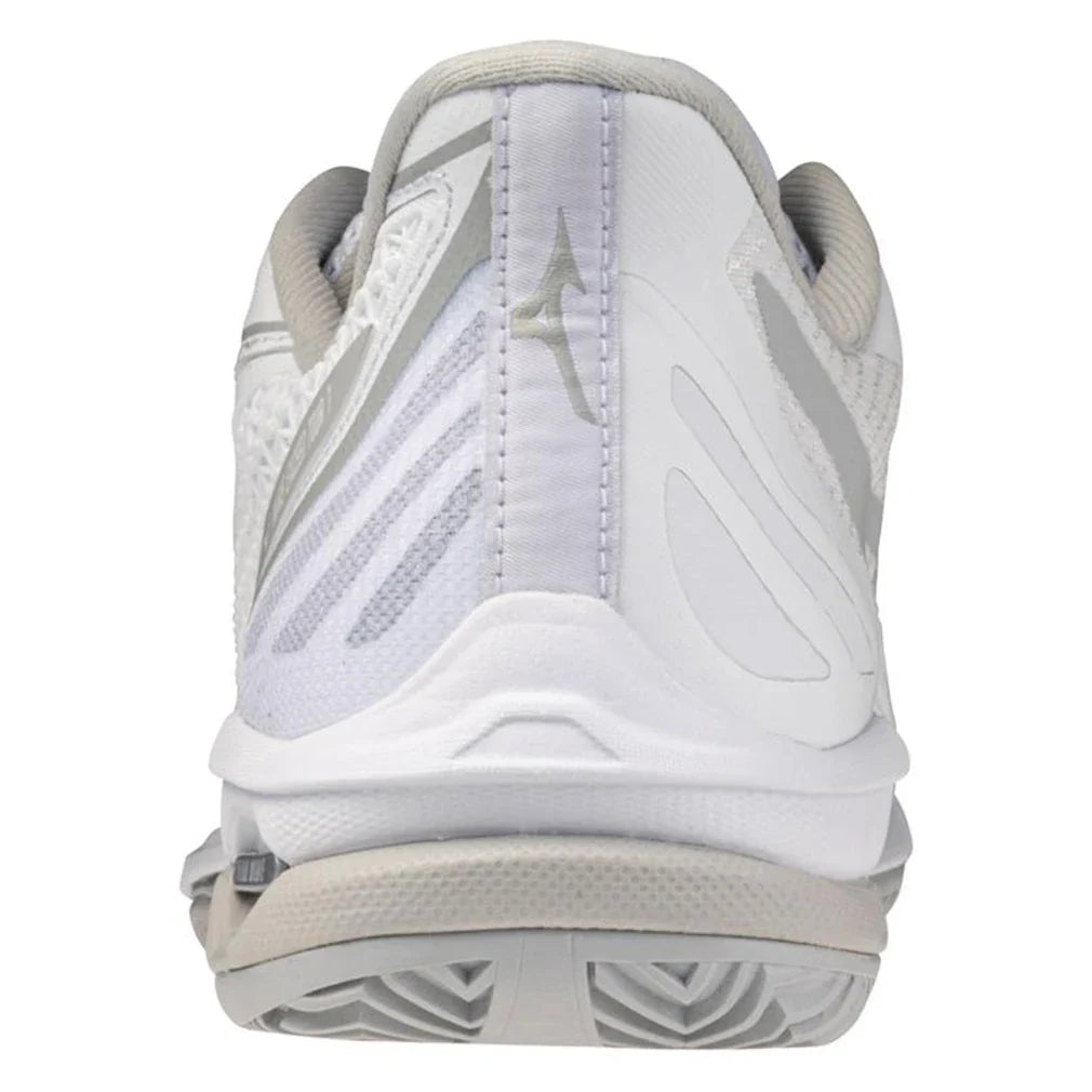 Women's Wave Exceed Tour 7 Clay Court Tennis Shoes White and Harbor Mist-Footwear-Mizuno-, [current_file_name-Tennis Express