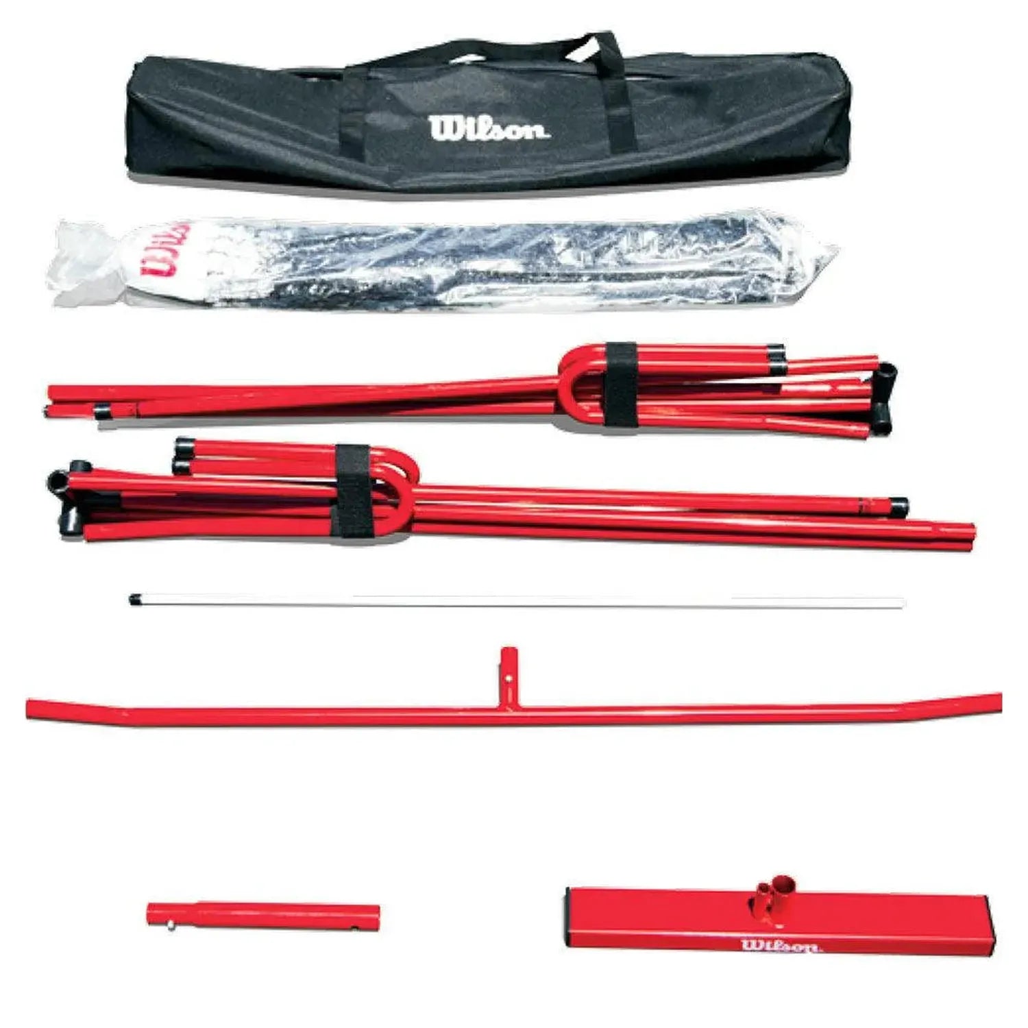 Portable Pickleball Net System-Court Equipment-Wilson-56592-DEFAULT-L-Tennis Express