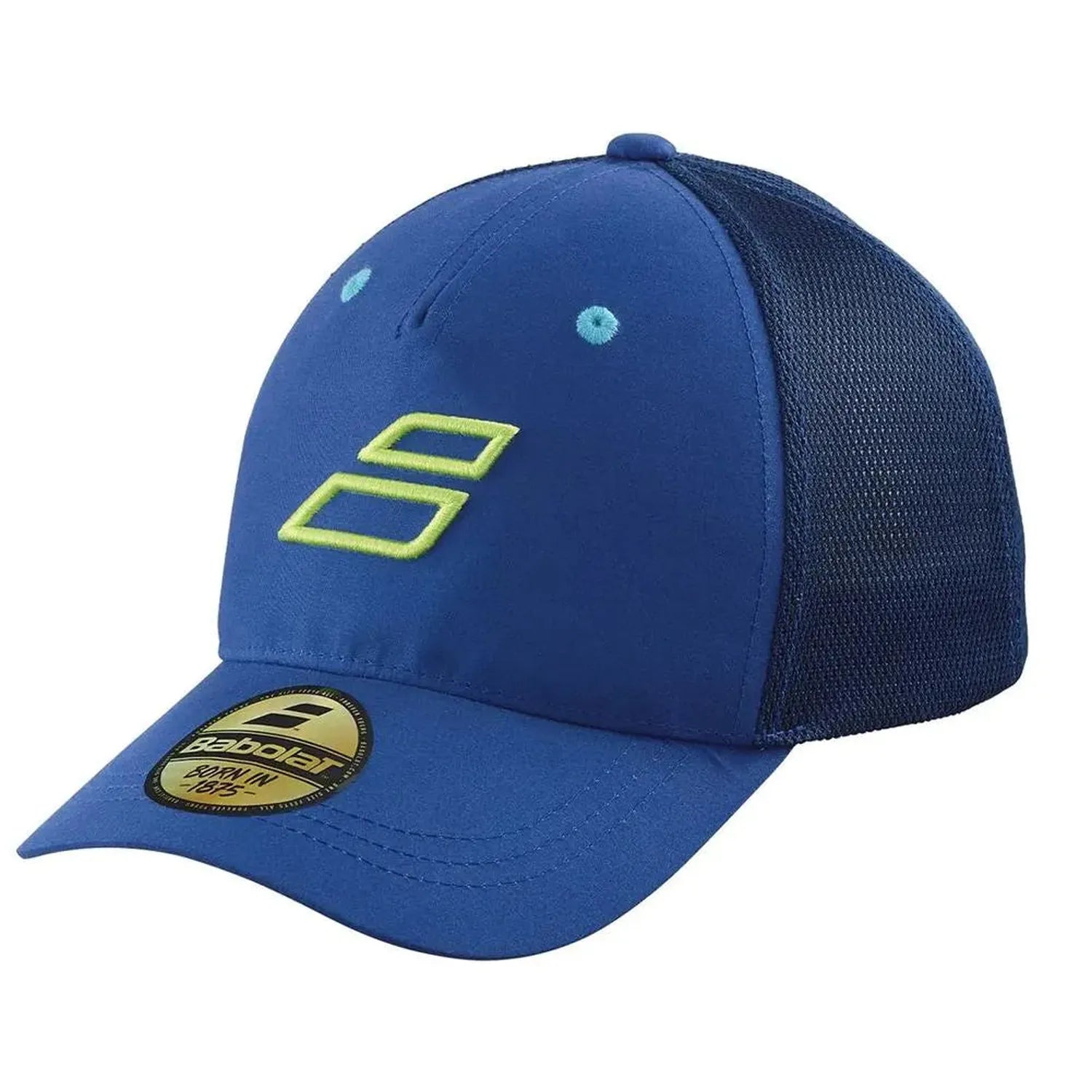 Juniors' Curve Trucker Cap Sodalite Blue-Apparel-Babolat-5JB1225-4118S24-Tennis Express