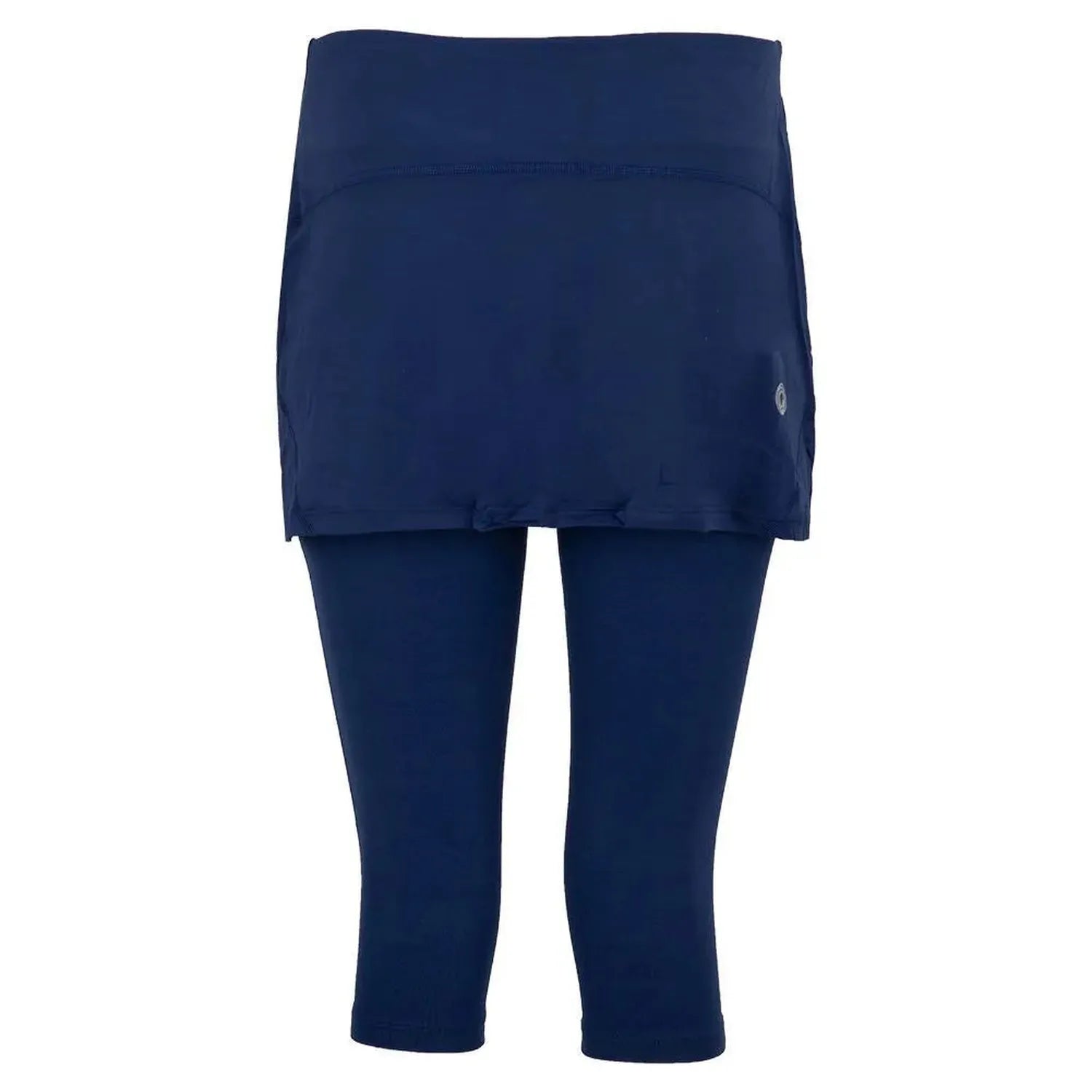 Women's Tennis Capri Skort-Apparel-BloqUV-6002_Navy-Back-1-Tennis Express