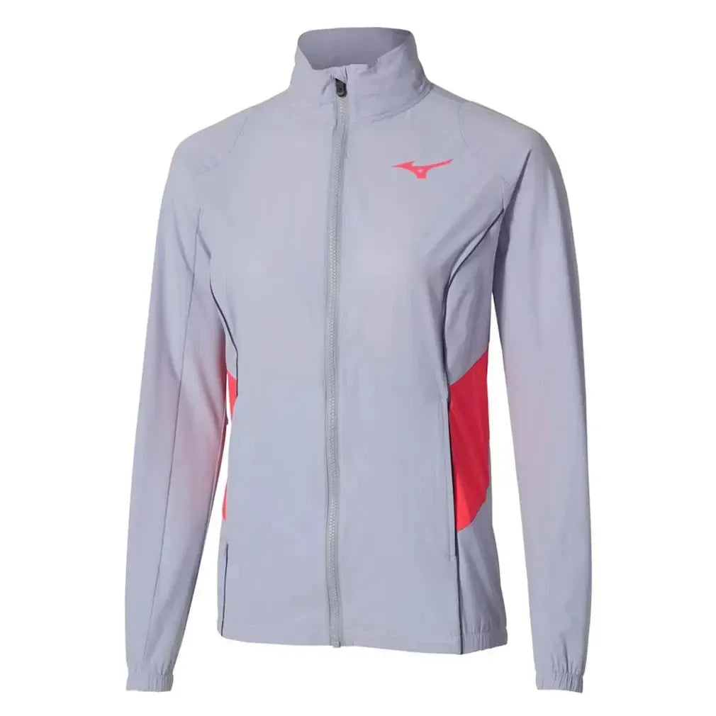 Women's Shadow Tennis Jacket Icelandic Blue-Apparel-Mizuno-650010-IBIBF25-Tennis Express