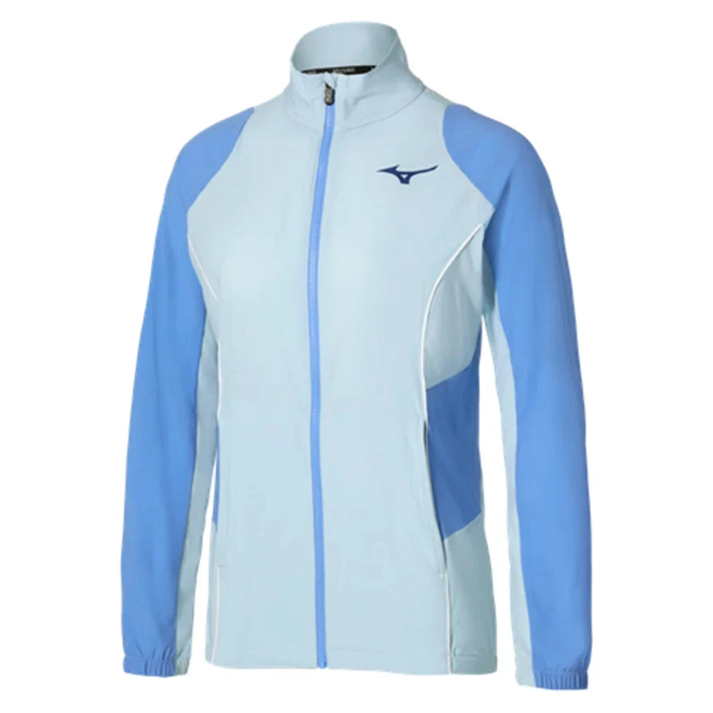Women's Shadow Tennis Jacket Ice Water and Ultramarine-Apparel-Mizuno-Ice Water/Ultramarine-XS, [current_file_name-Tennis Express