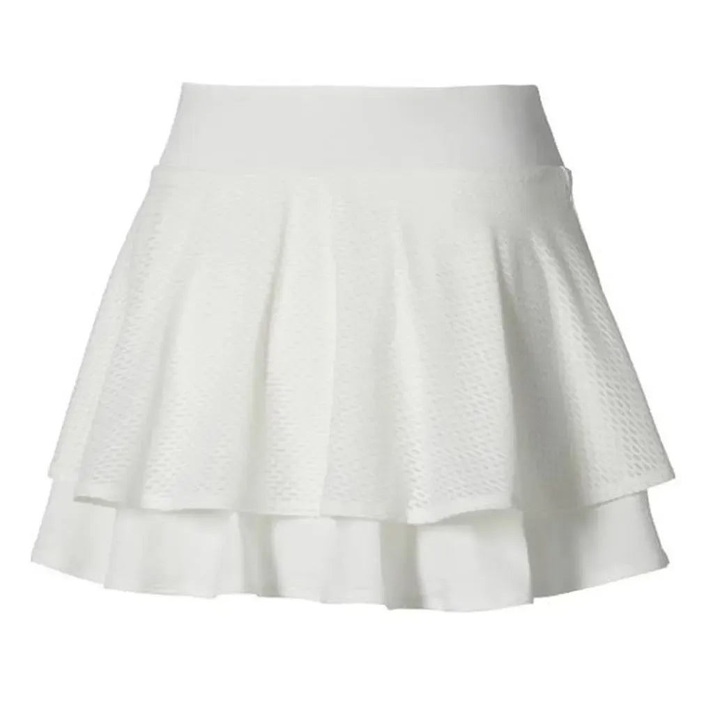 Women's Printed Tennis Skort White-Apparel-Mizuno-650015-00IBF25-1-Tennis Express