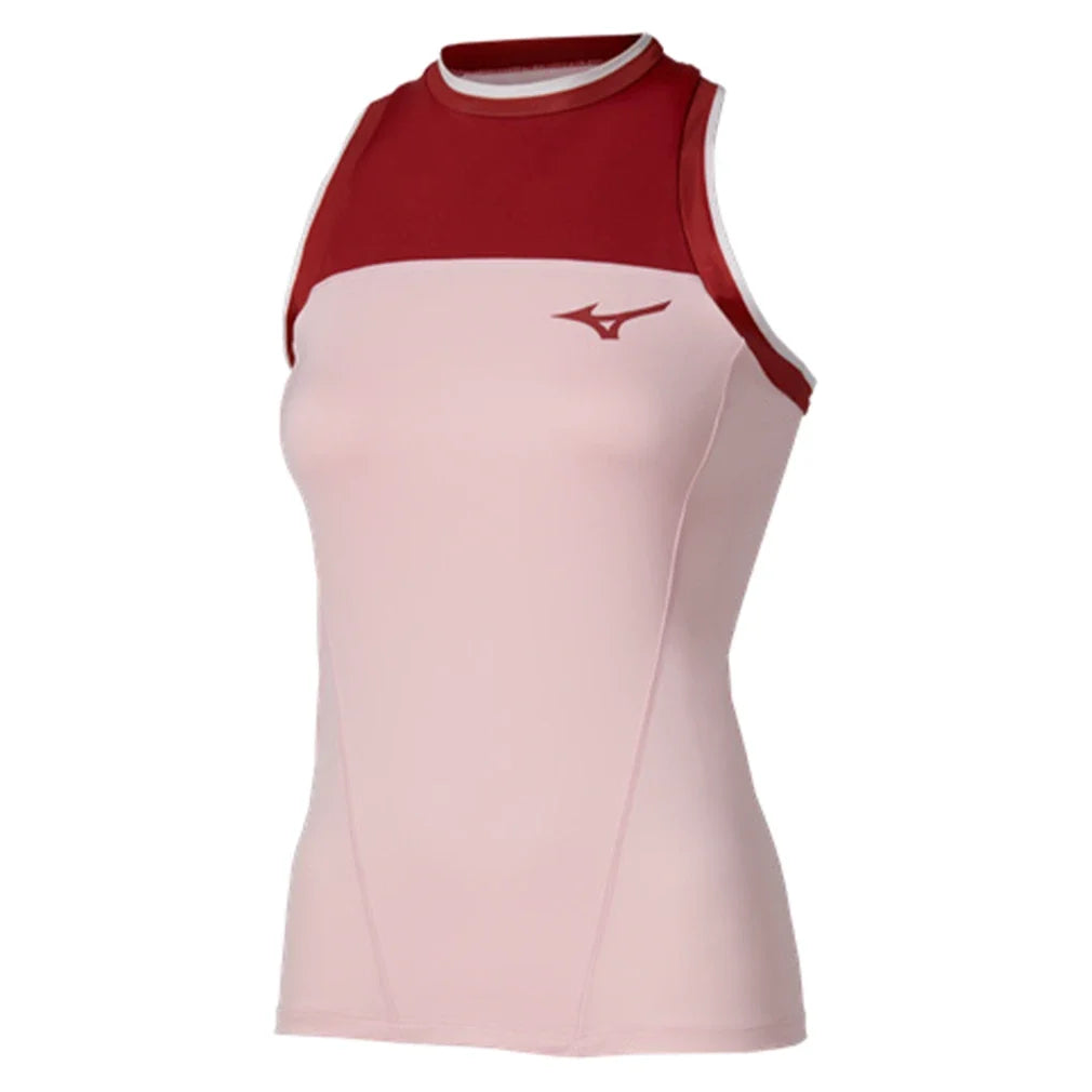 Women's Printed Tennis Tank Pinkesque-Apparel-Mizuno-650029-1616-Tennis Express