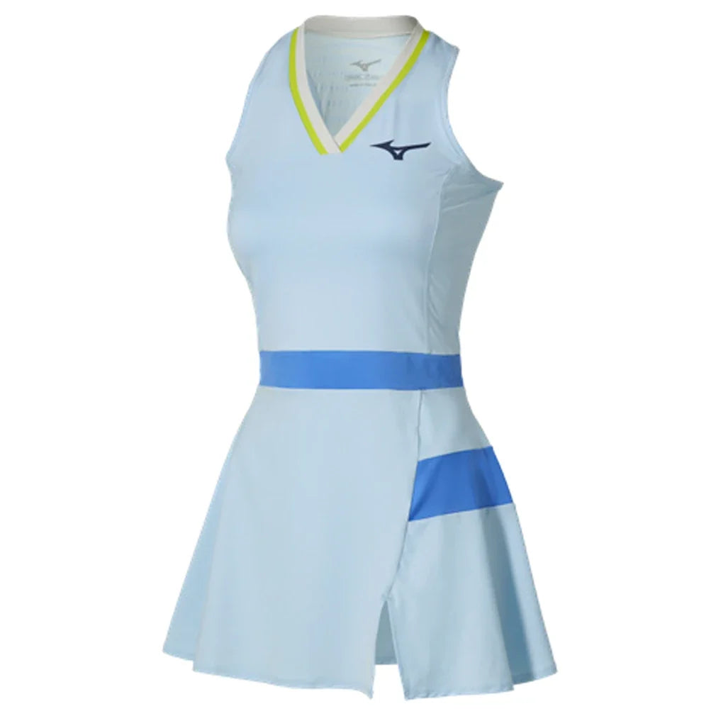 Women's Printed Tennis Dress Ice Water-Apparel-Mizuno-650030-IWIW-Tennis Express