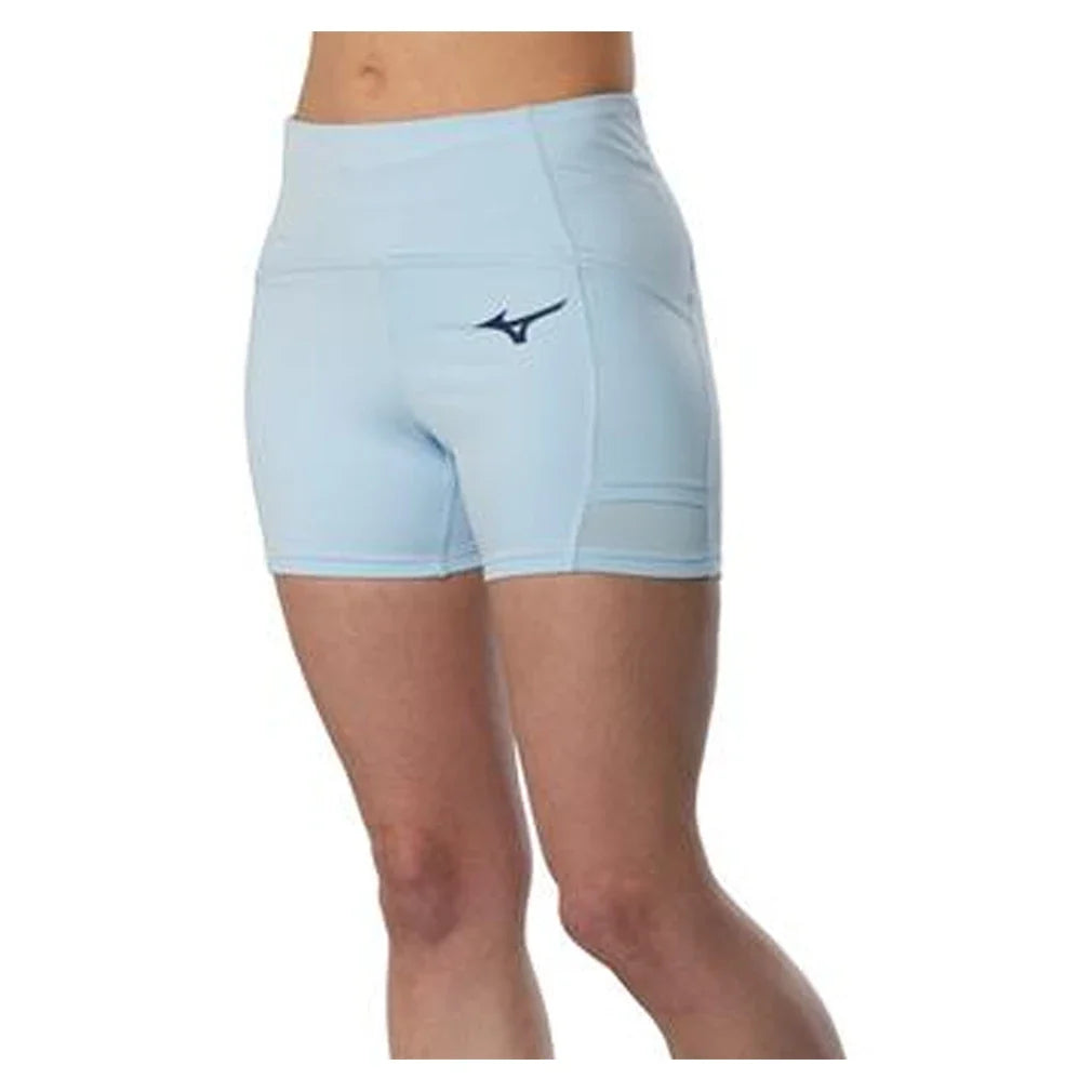 Women's Tight Tennis Short Ice Water-Apparel-Mizuno-650033-IWIW-21-Tennis Express