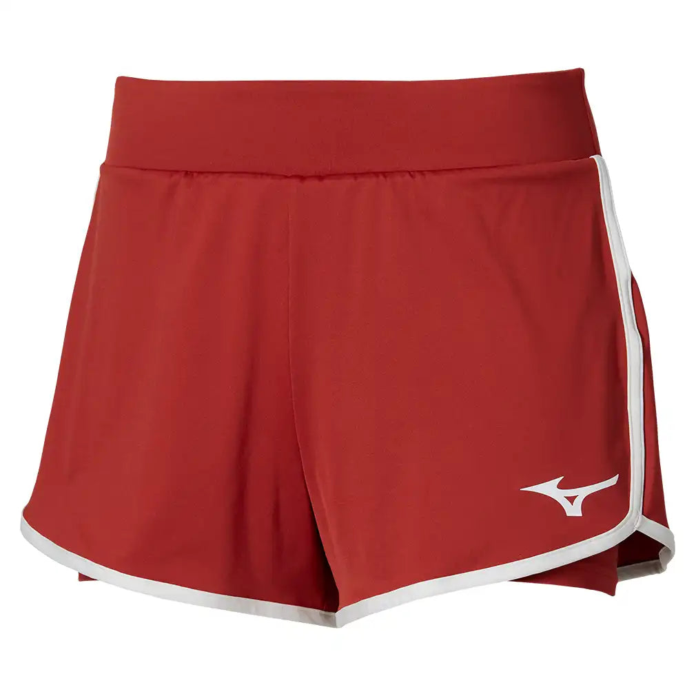 Women's Flex Tennis Shorts Lava Falls,Apparel,Mizuno,Lava Falls,XS,Tennis Express,650035-1E1E-1